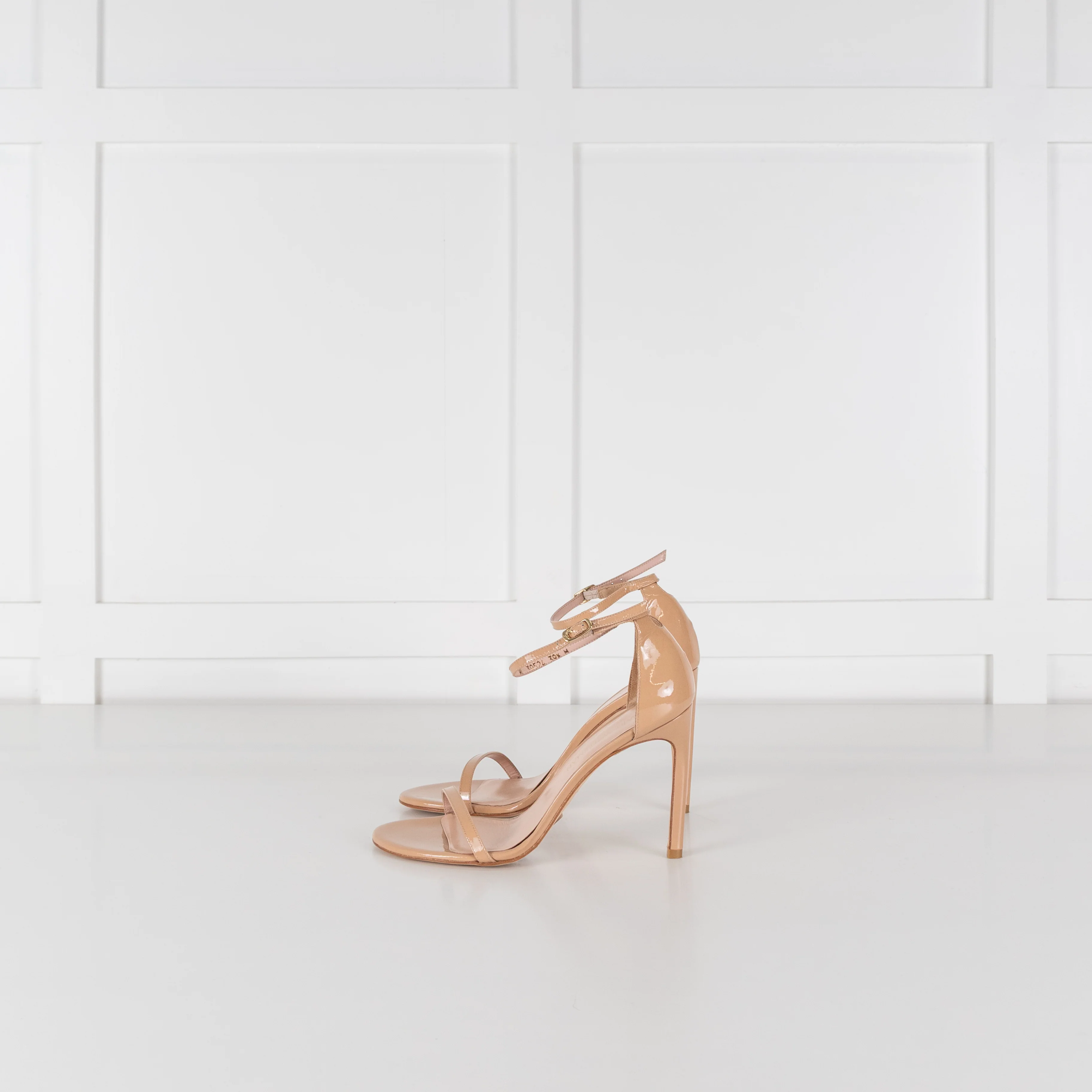 Stuart Weitzman Nude Heeled Sandals - Image 4