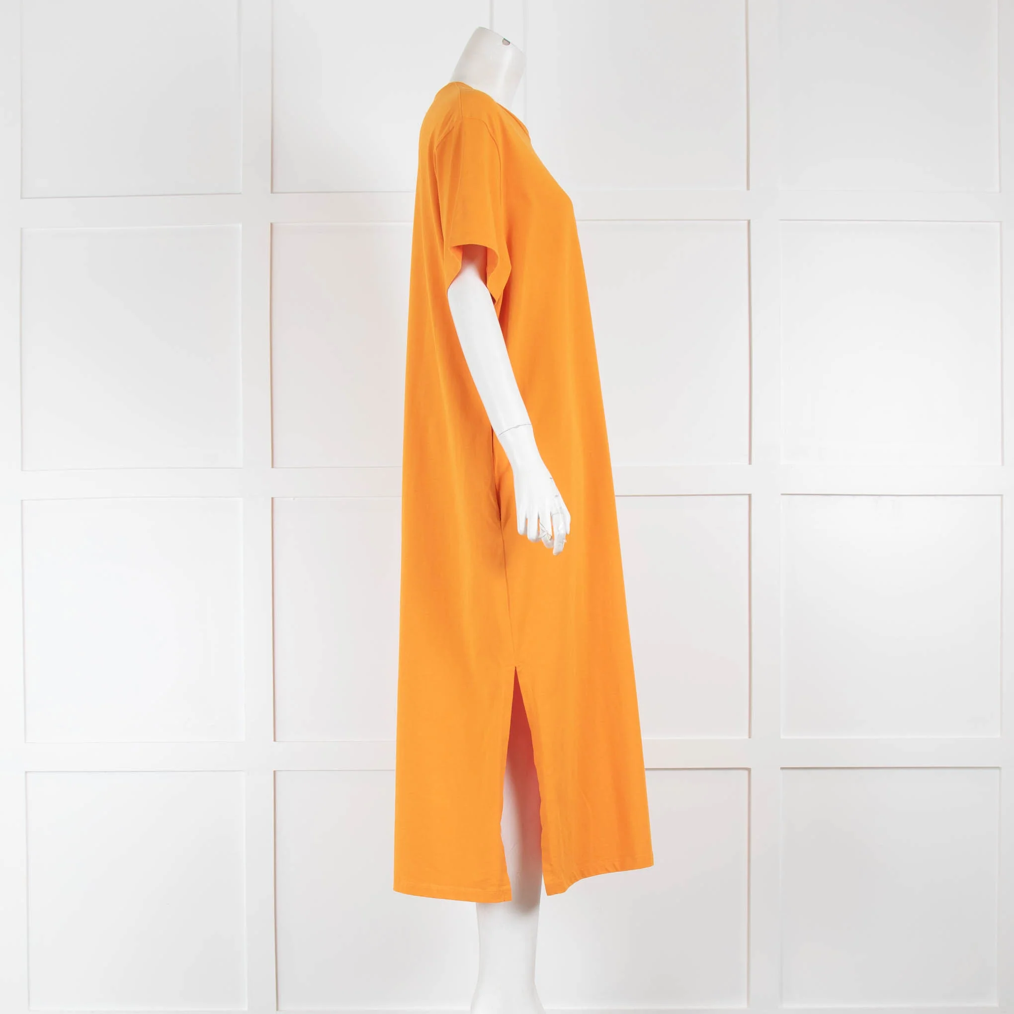 Studio Nicholson Orange T-Shirt Maxi Dress - Image 2