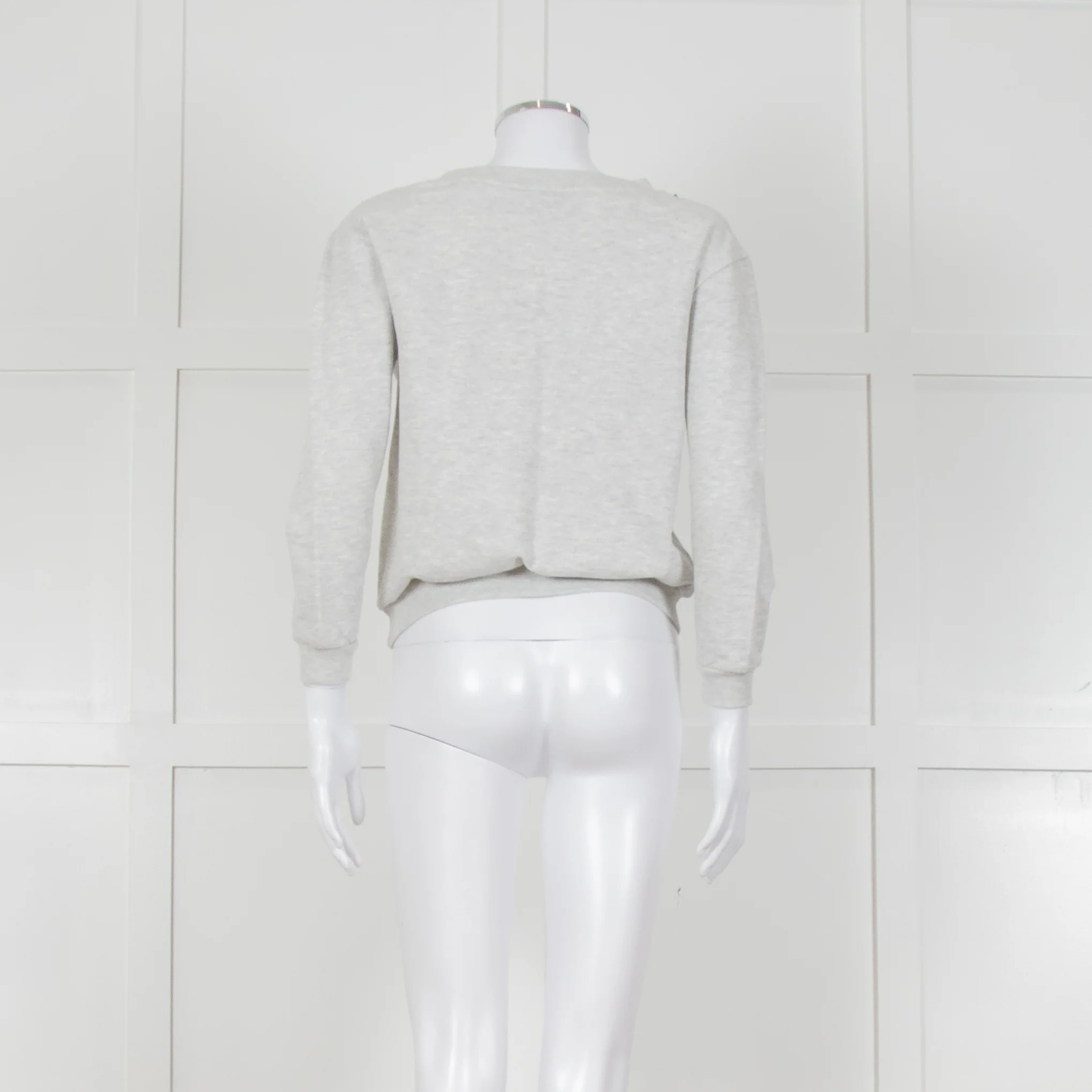 Suncoo Grey Marl Jewelled Sweatshirt - Image 4