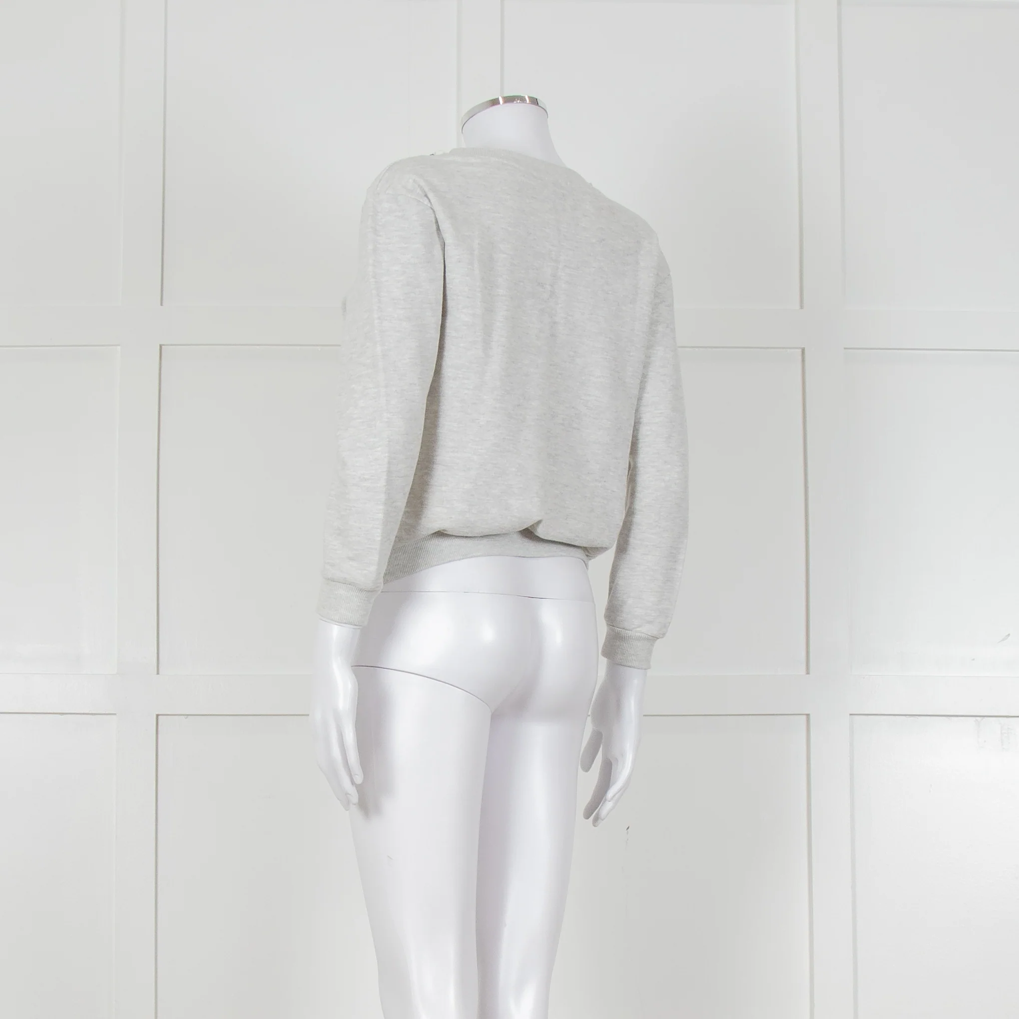 Suncoo Grey Marl Jewelled Sweatshirt - Image 5