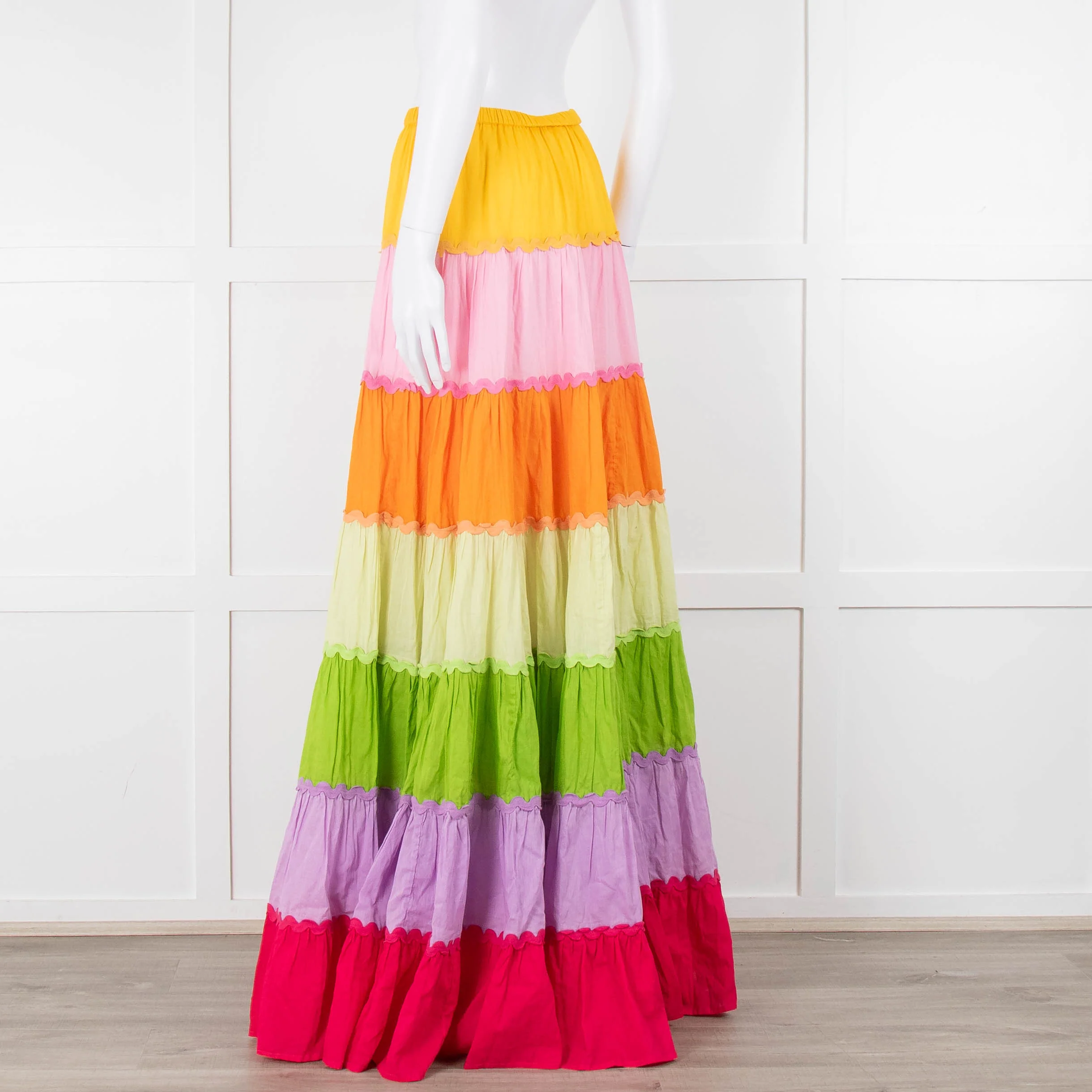 Sundress Rainbow Tiered Maxi Skirt - Image 6