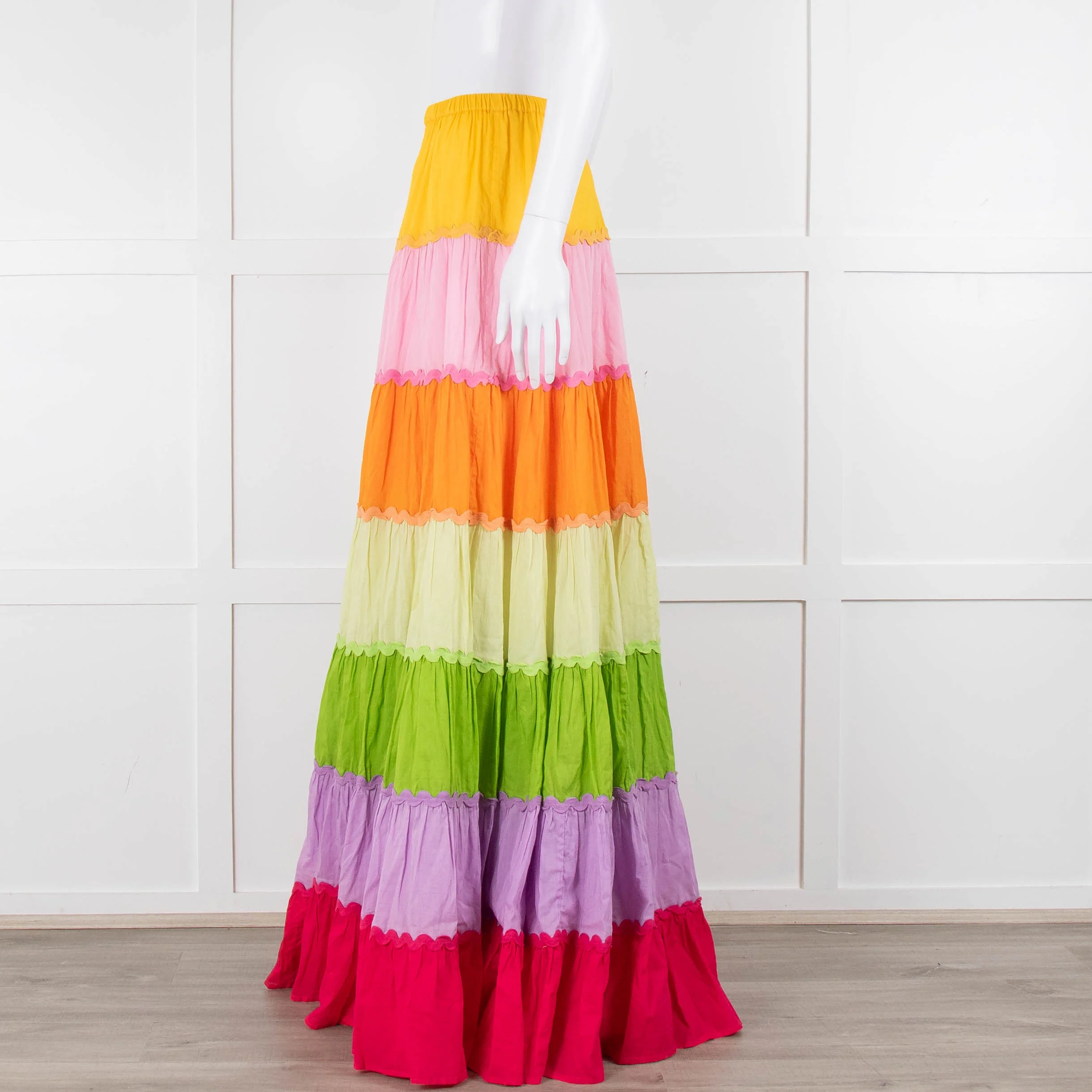 Sundress Rainbow Tiered Maxi Skirt - Image 7