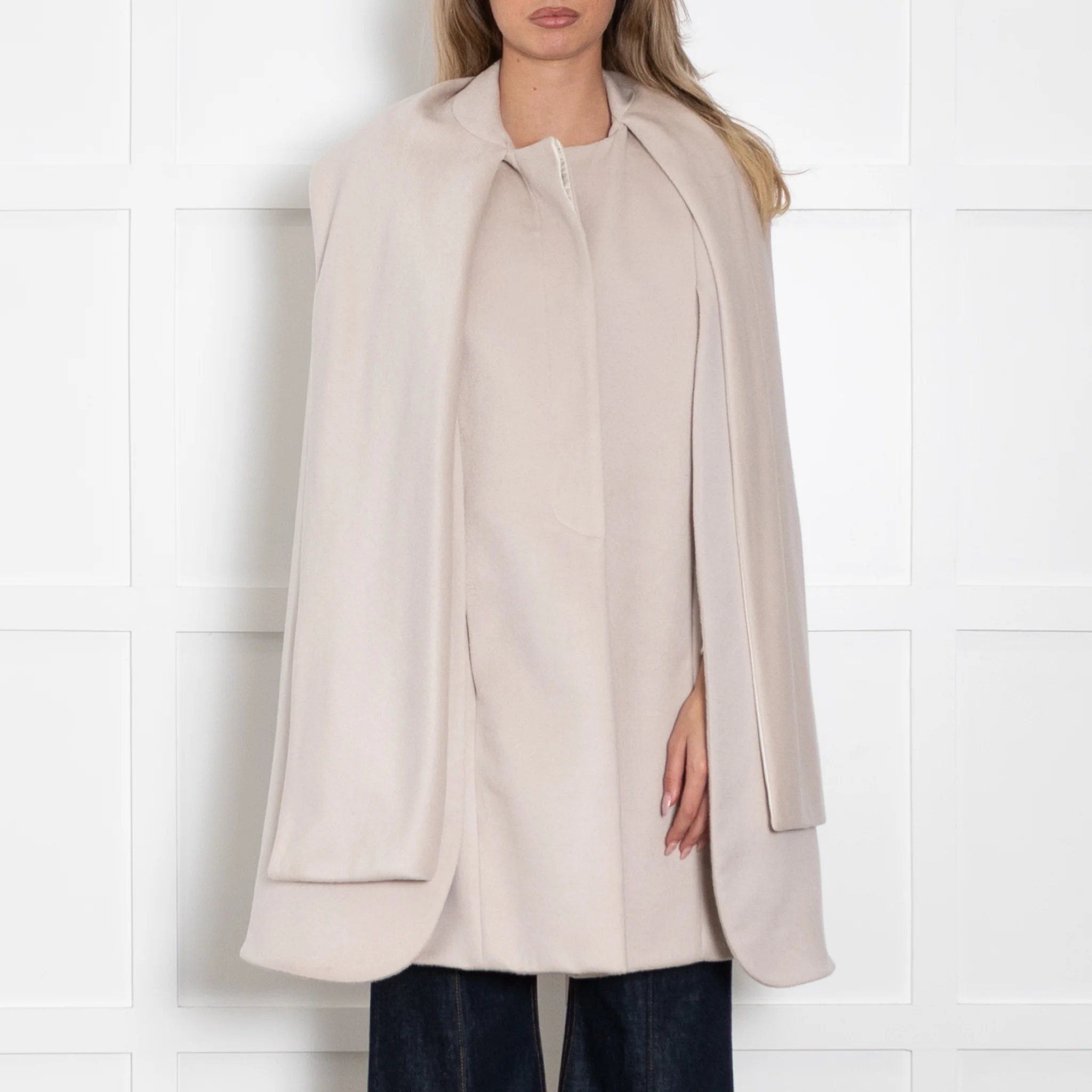 Suzannah Pale Grey Cape - Image 2