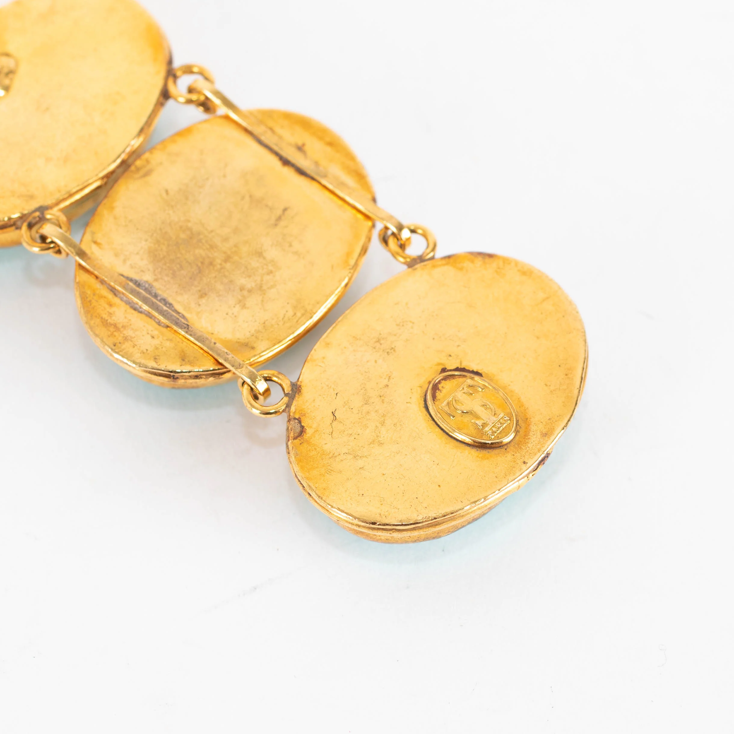Sylvia Toledano Gold Turquoise Collier - Image 5