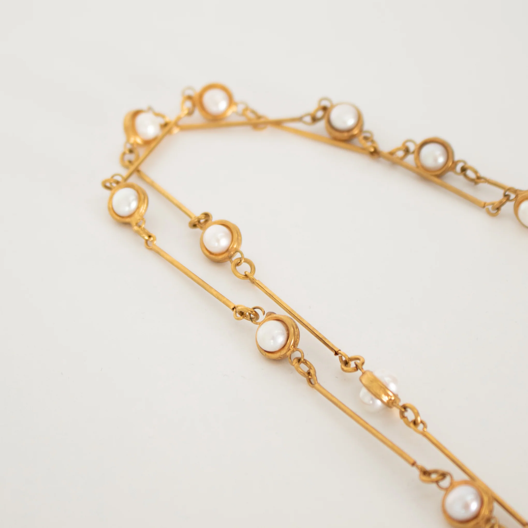 Sylvia Toledano 22k Gold-Plated Pearl Long Necklace - Image 4