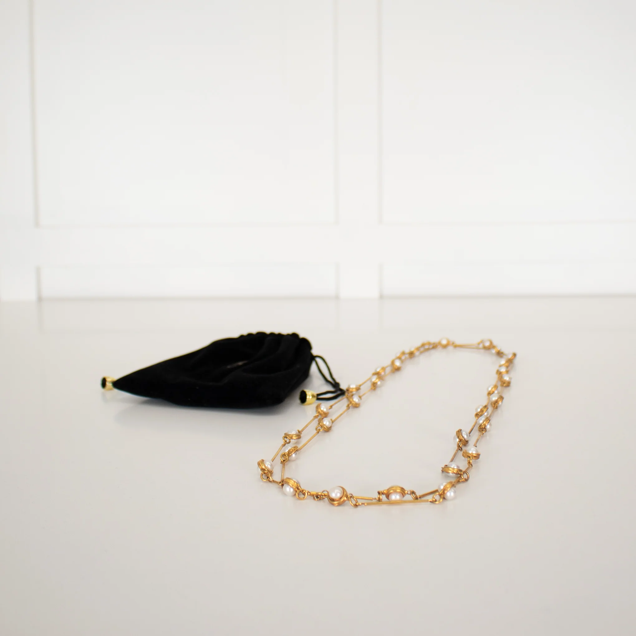 Sylvia Toledano 22k Gold-Plated Pearl Long Necklace - Image 6
