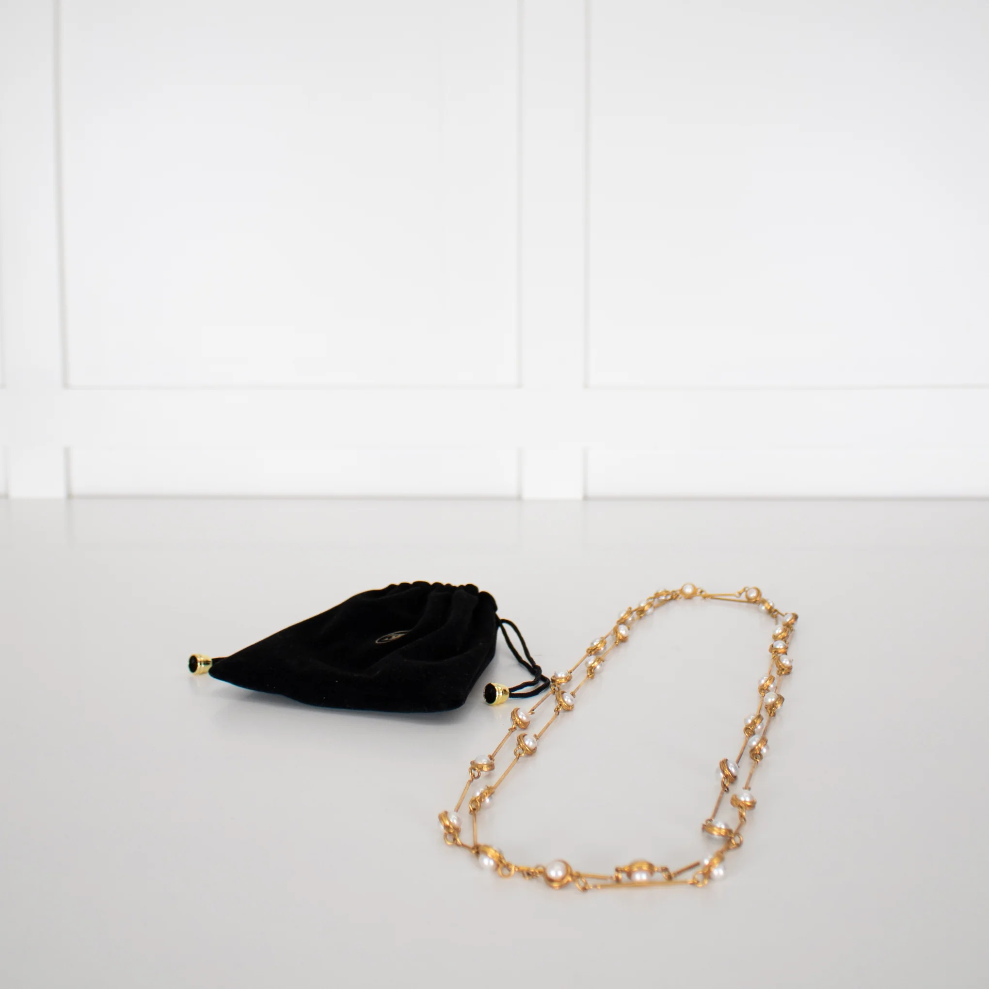 Sylvia Toledano 22k Gold-Plated Pearl Long Necklace - Image 8