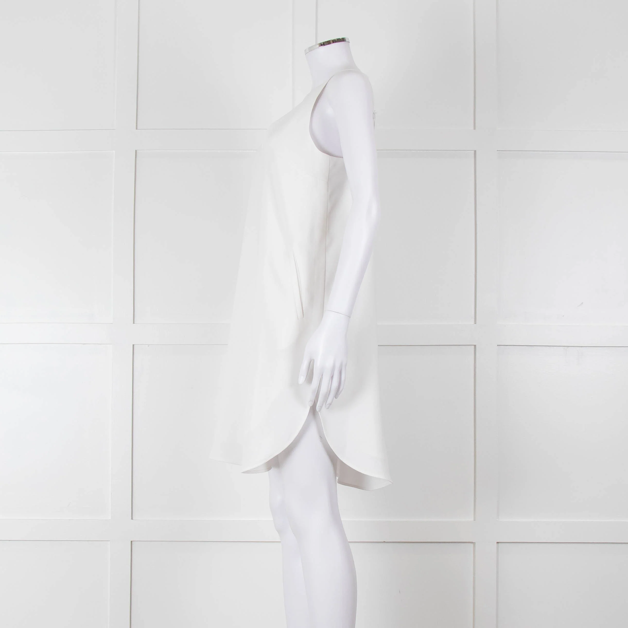 T Alexander Wang White Sleeveless Mini Dress - Image 7
