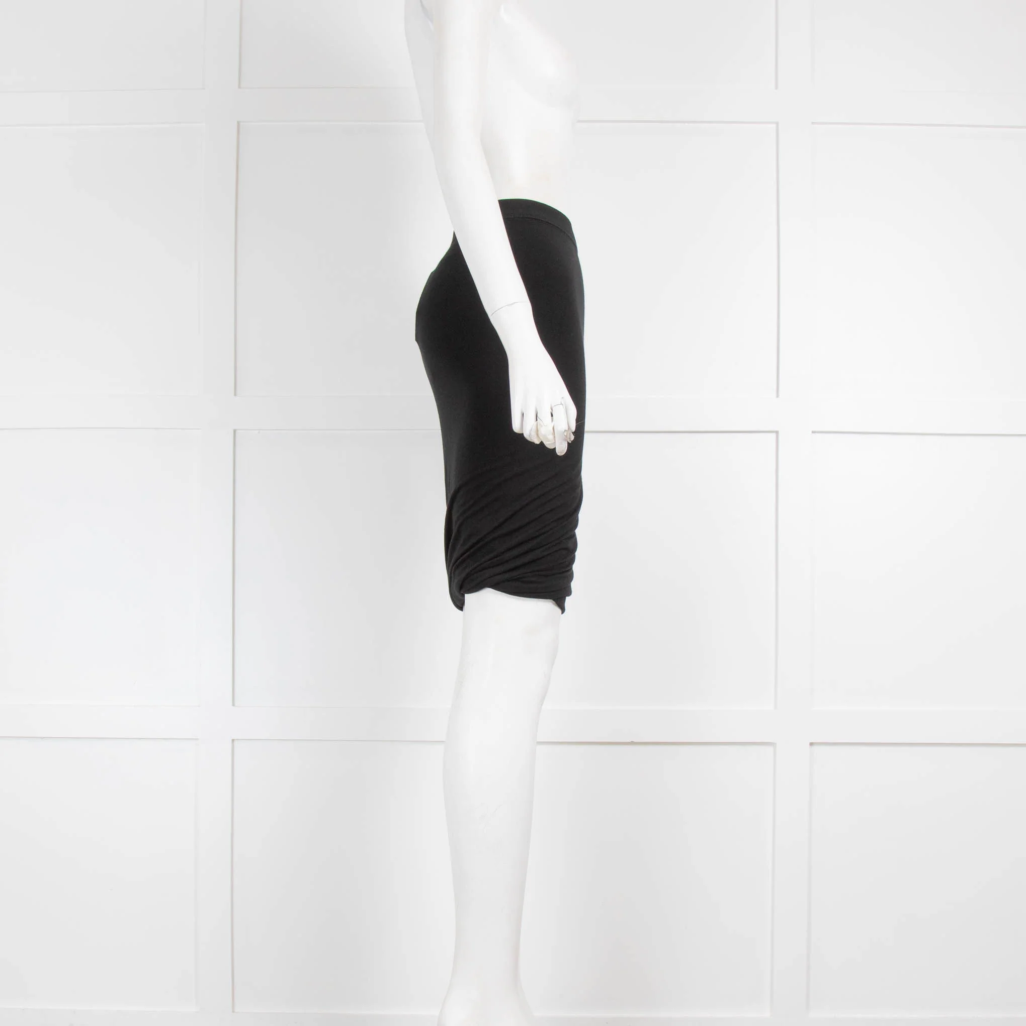 T by Alexander Wang Black Double Knit Mini Skirt - Image 2