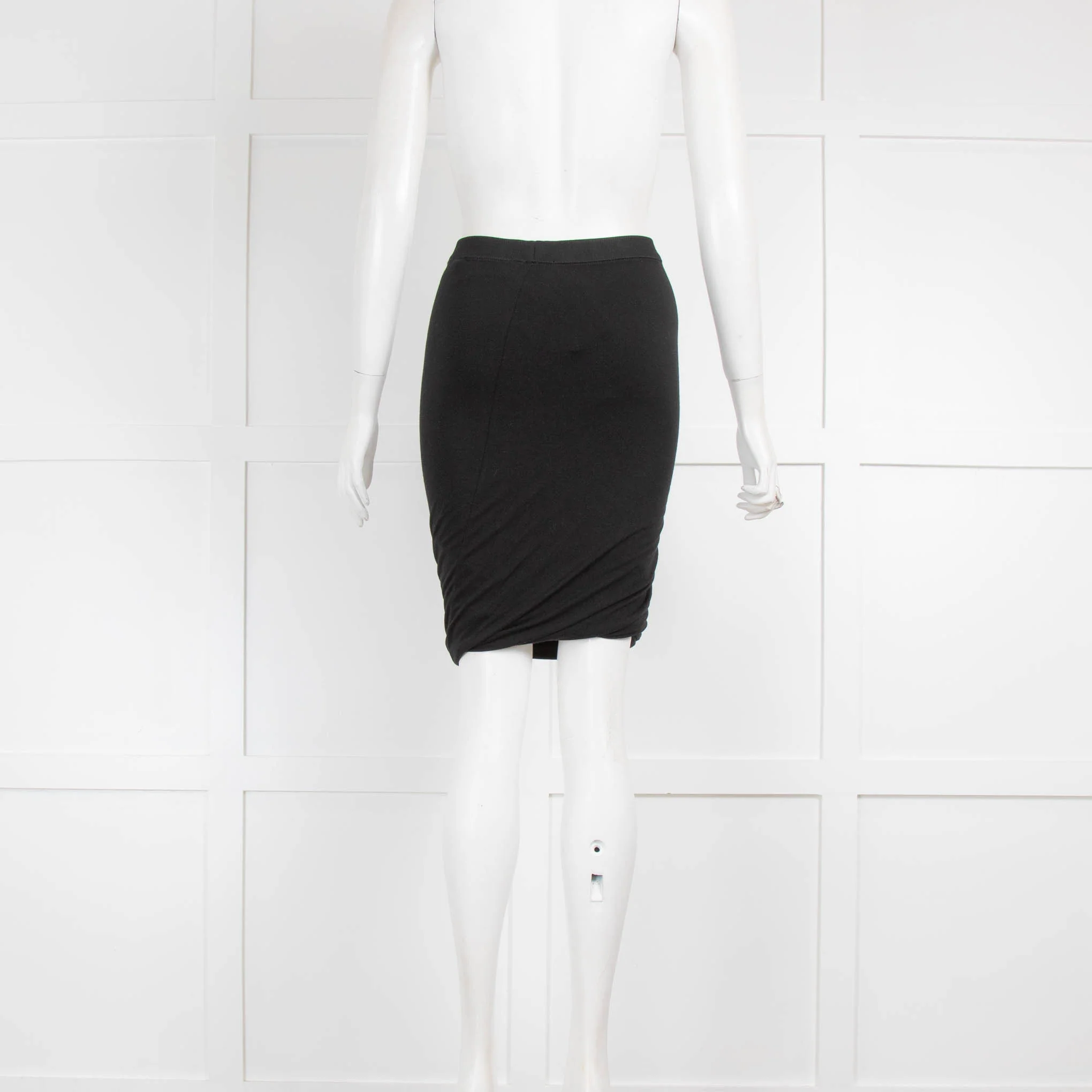T by Alexander Wang Black Double Knit Mini Skirt - Image 3