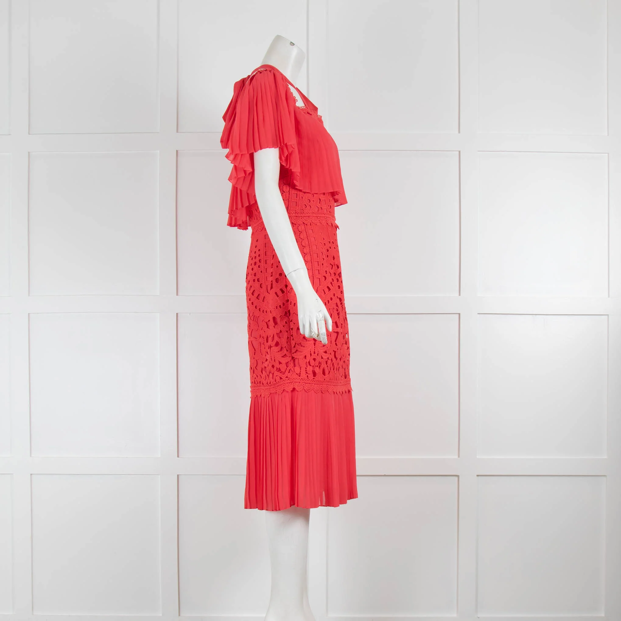 Temperley Berry Colour Off Shoulder Cocktail Dress - Image 2