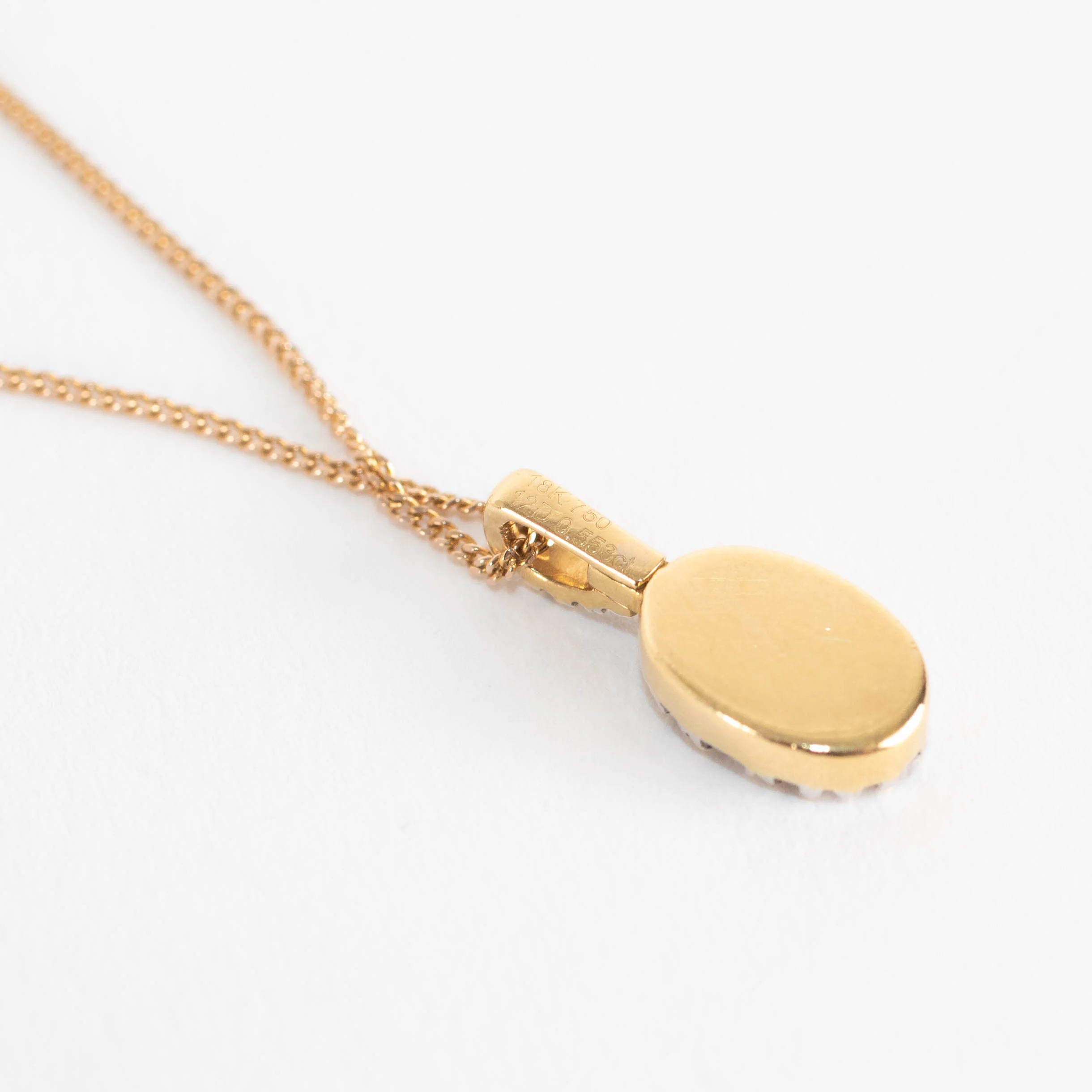 The Diamond Store London 18k Gold Diamond Pendant Necklace - Image 5