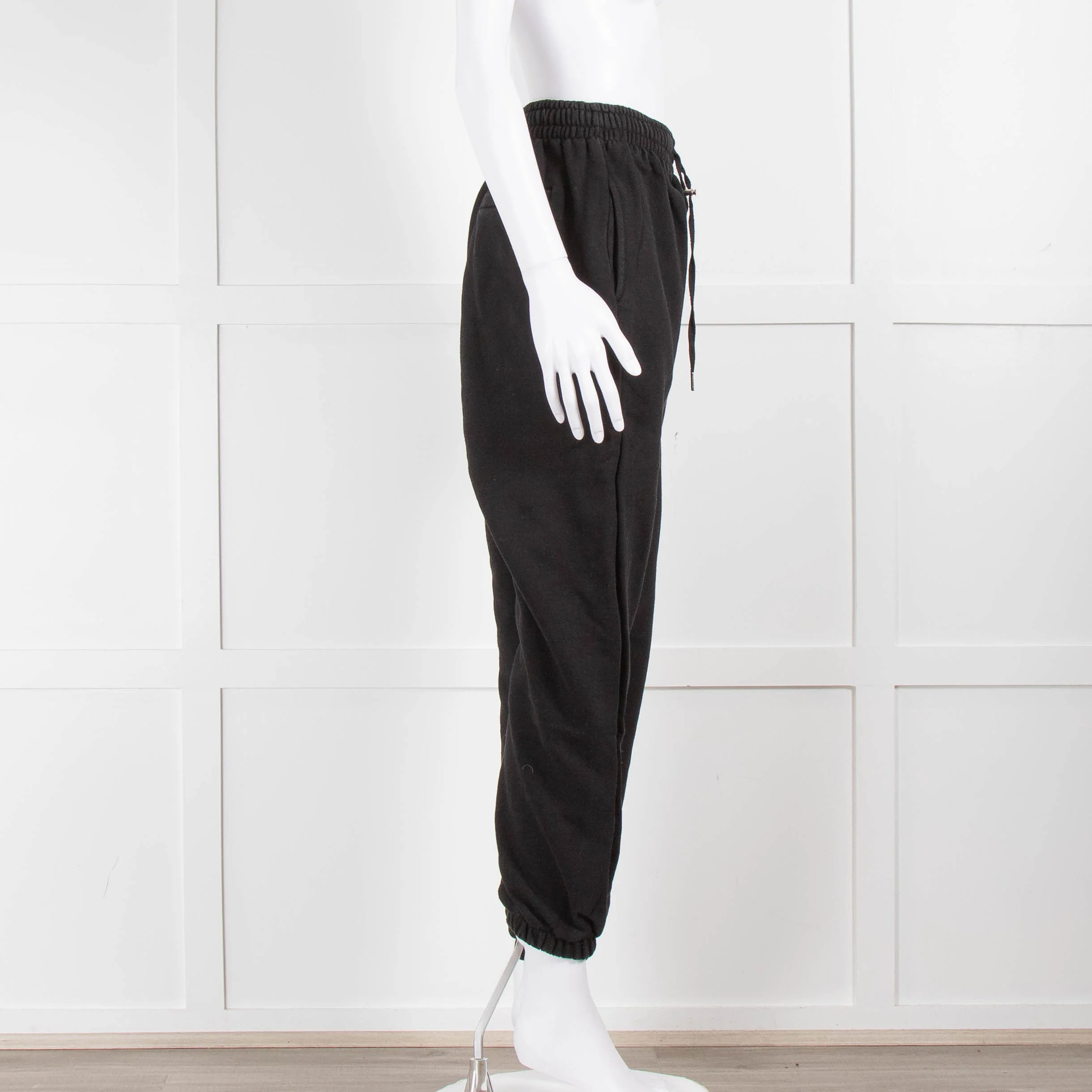 The Frankie Shop Cuffed Black Joggers - Image 3
