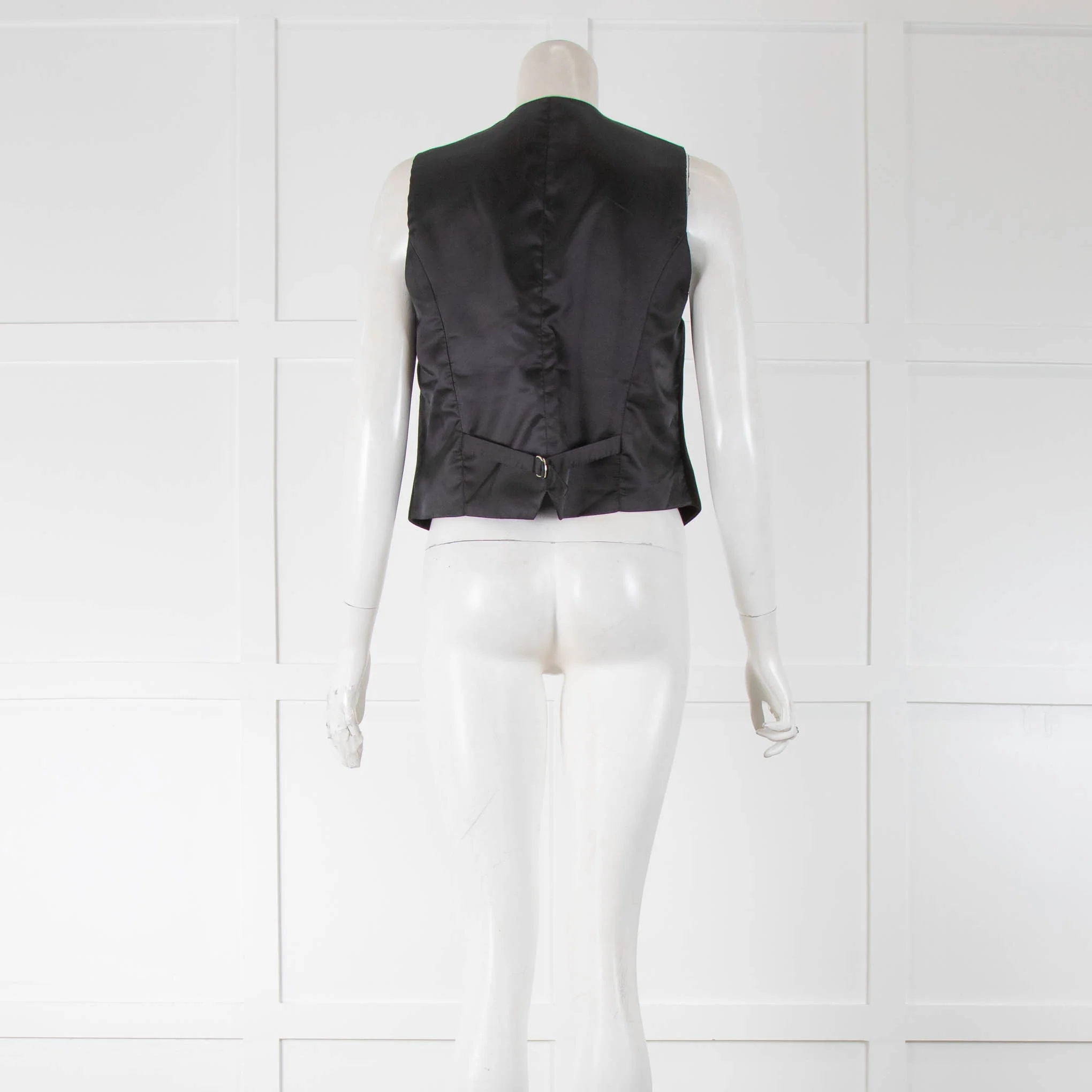 The Frankie Shop Gelso Black Waistcoat - Image 3