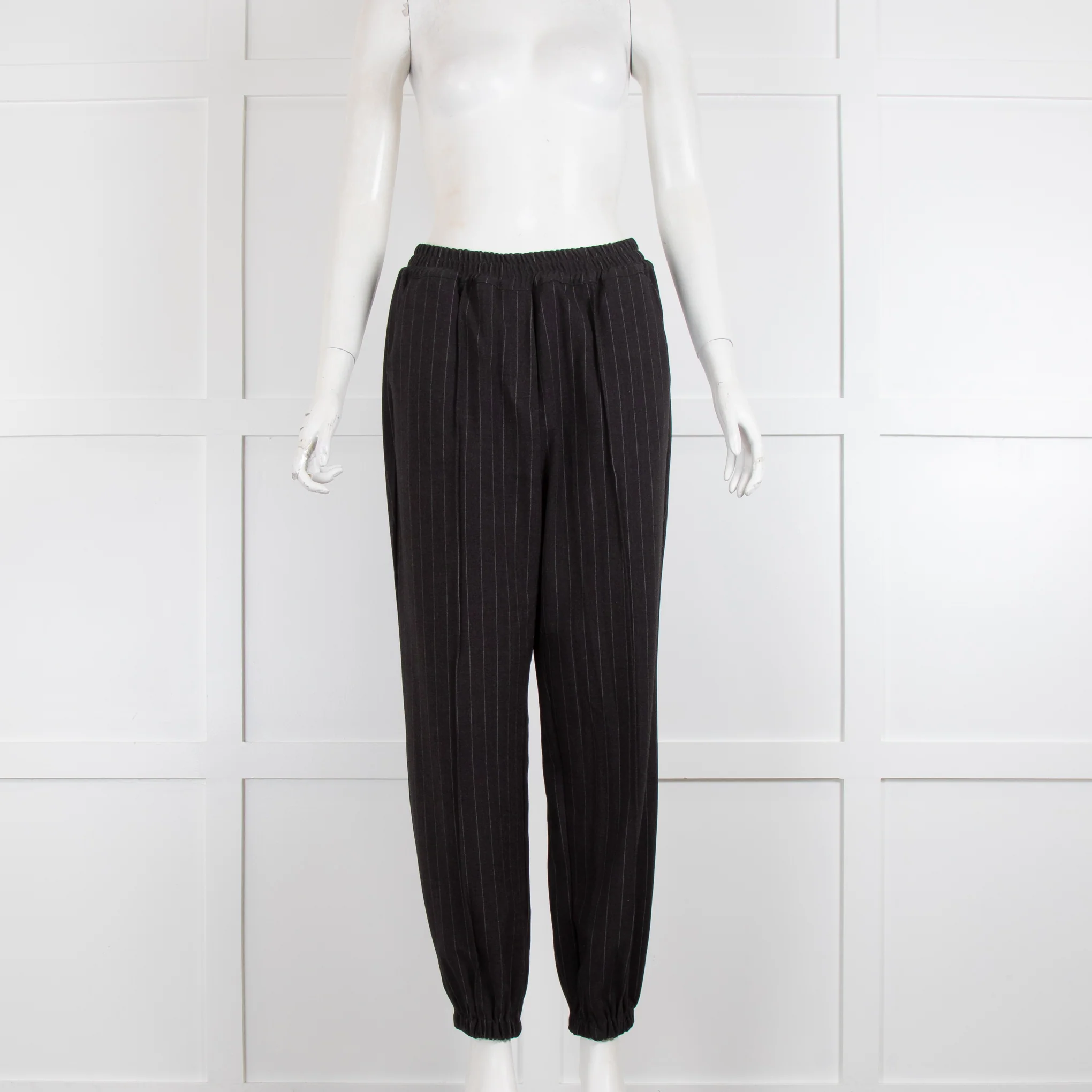 The Frankie Shop Grey Pinstripe Joggers