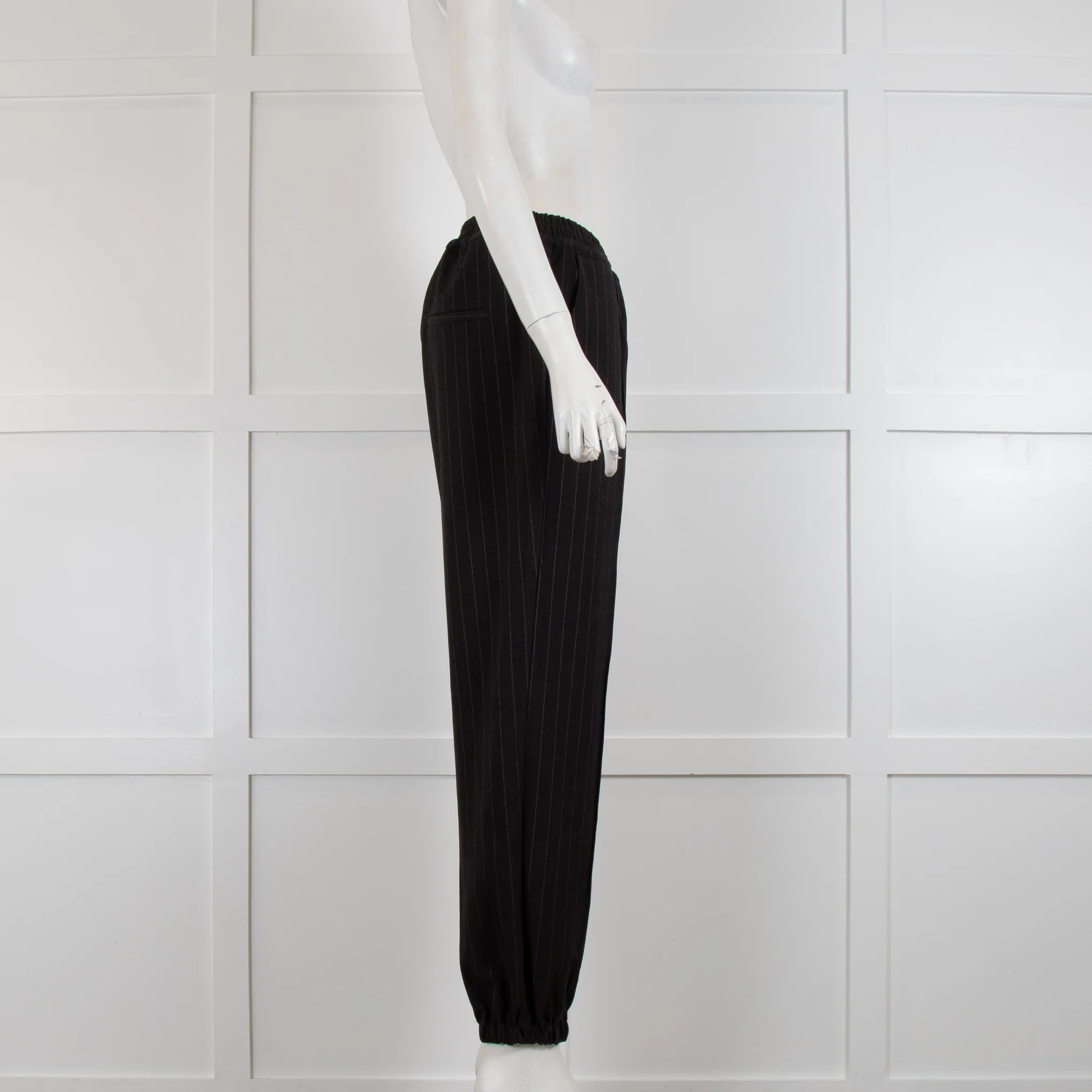 The Frankie Shop Grey Pinstripe Joggers - Image 2