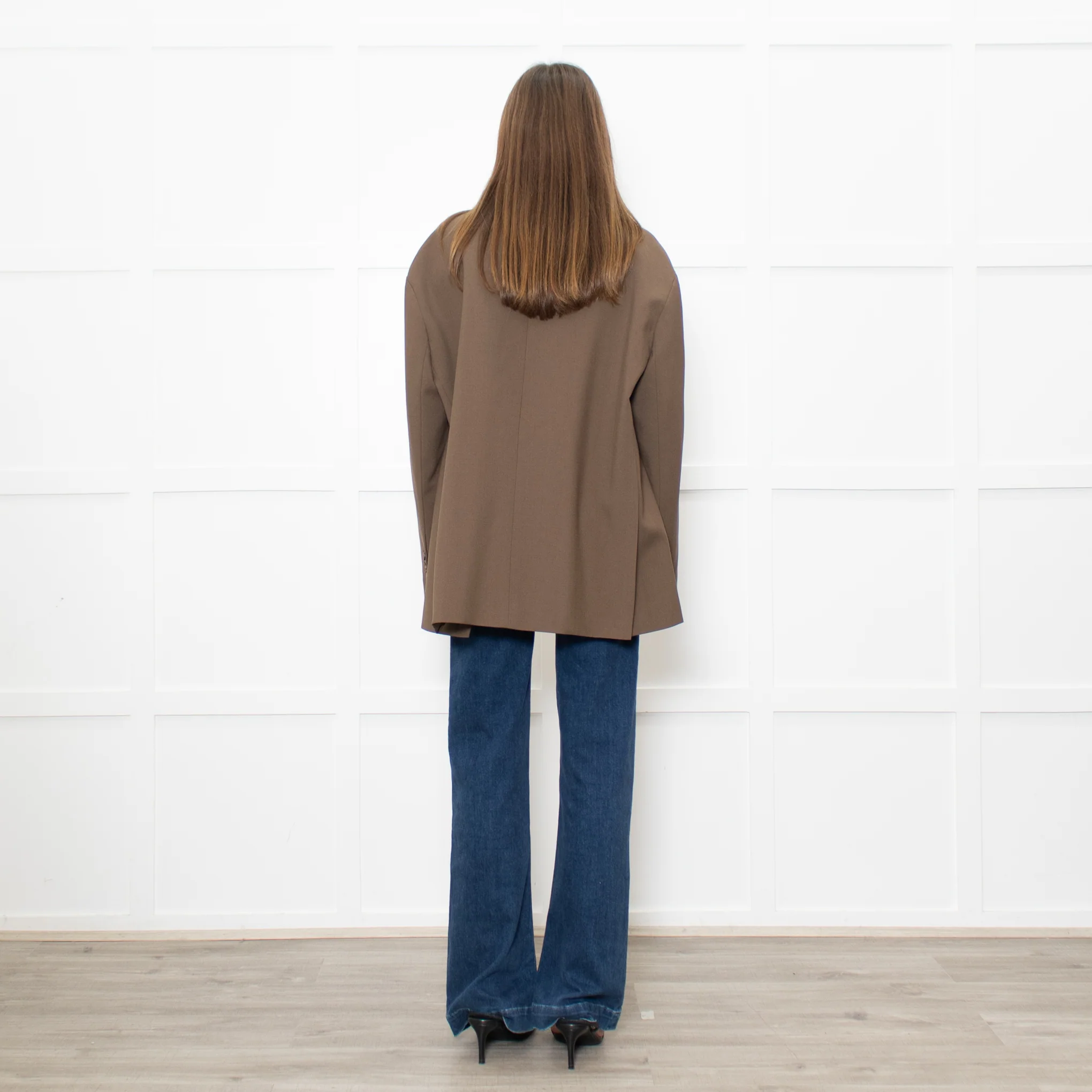 The Frankie Shop Khkai Oversized Blazer - Image 5