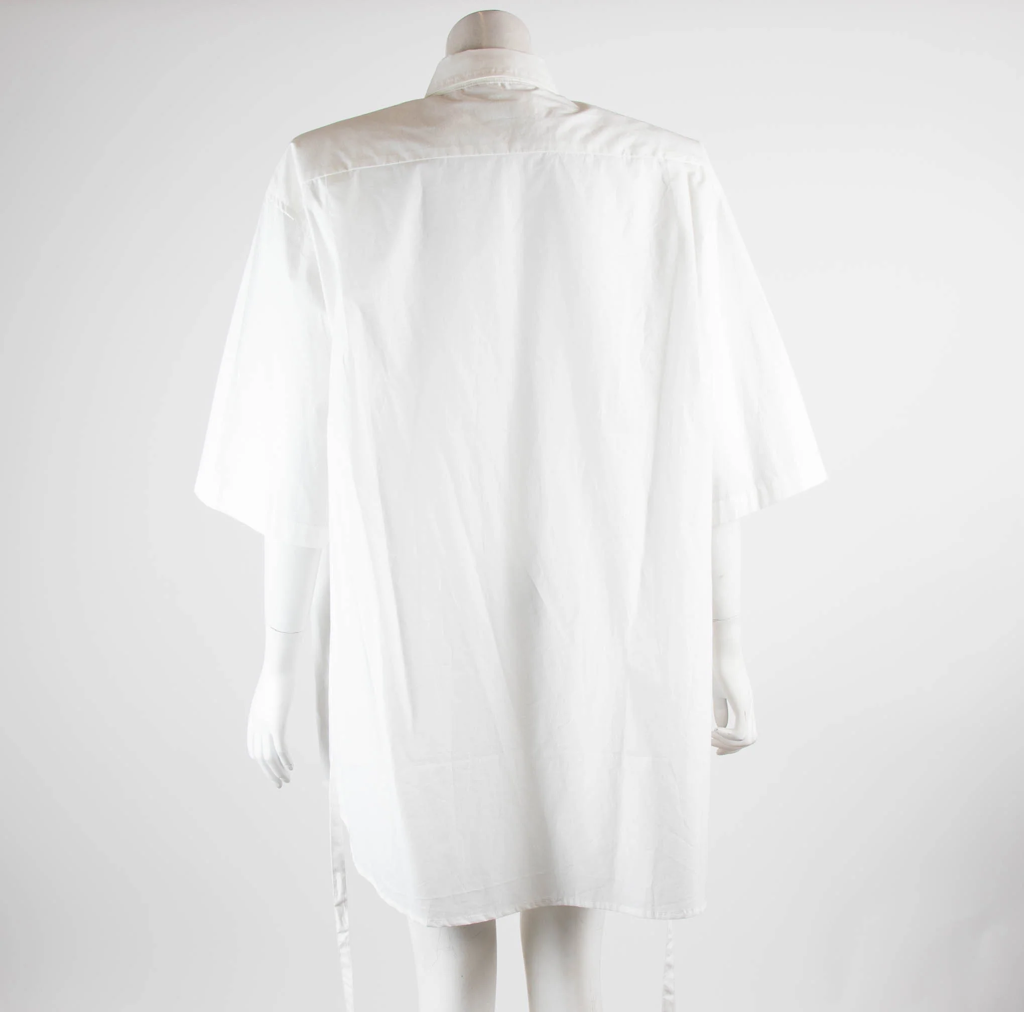 The Frankie Shop White Tie Waist Should Pad Shirt - Image 3