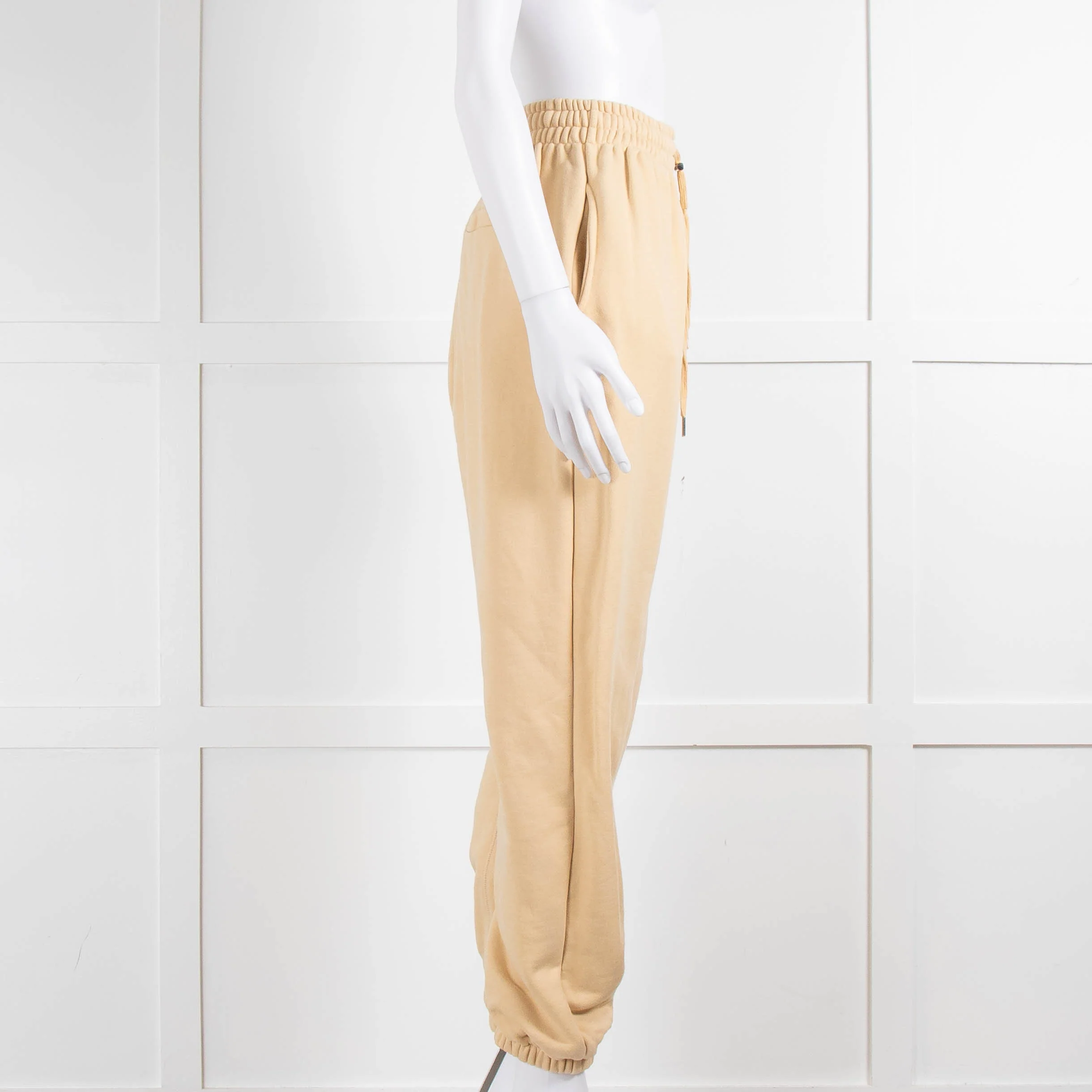 The Frankie Shop Yellow Cotton Joggers - Image 3