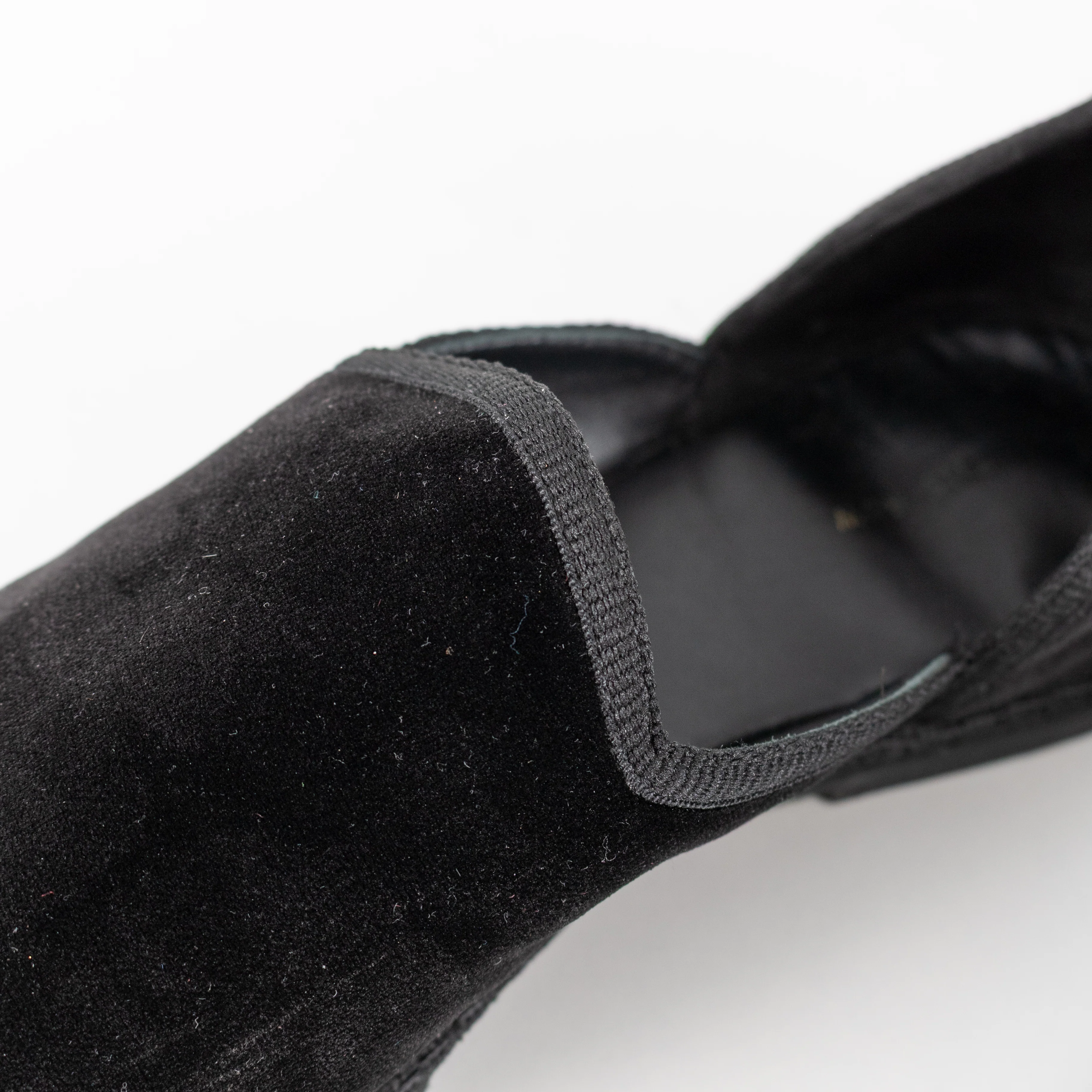 The Row Black Velvet Friulane Leather Flats - Image 13