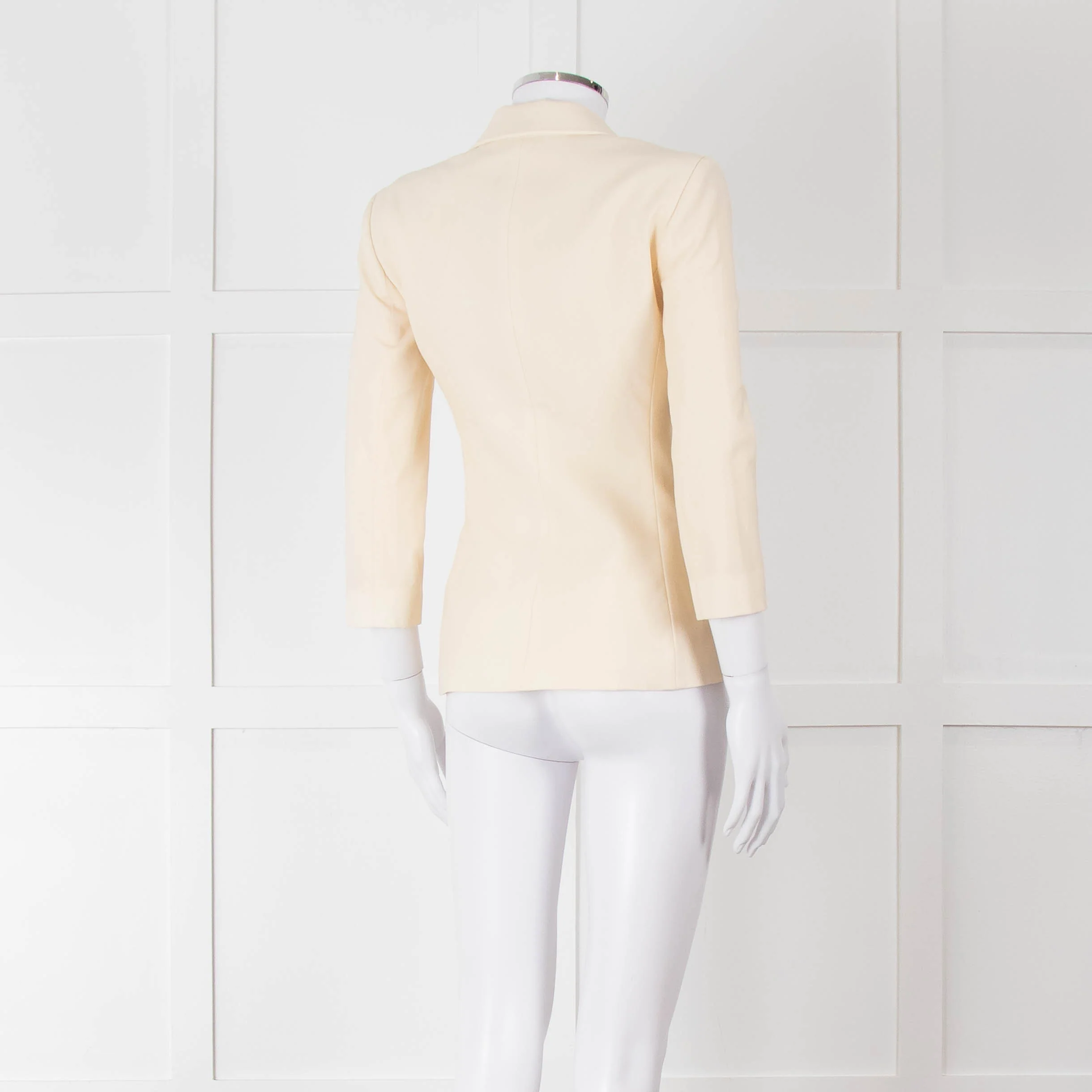 The Row Cream Tailored Blazer Jacket - Image 4