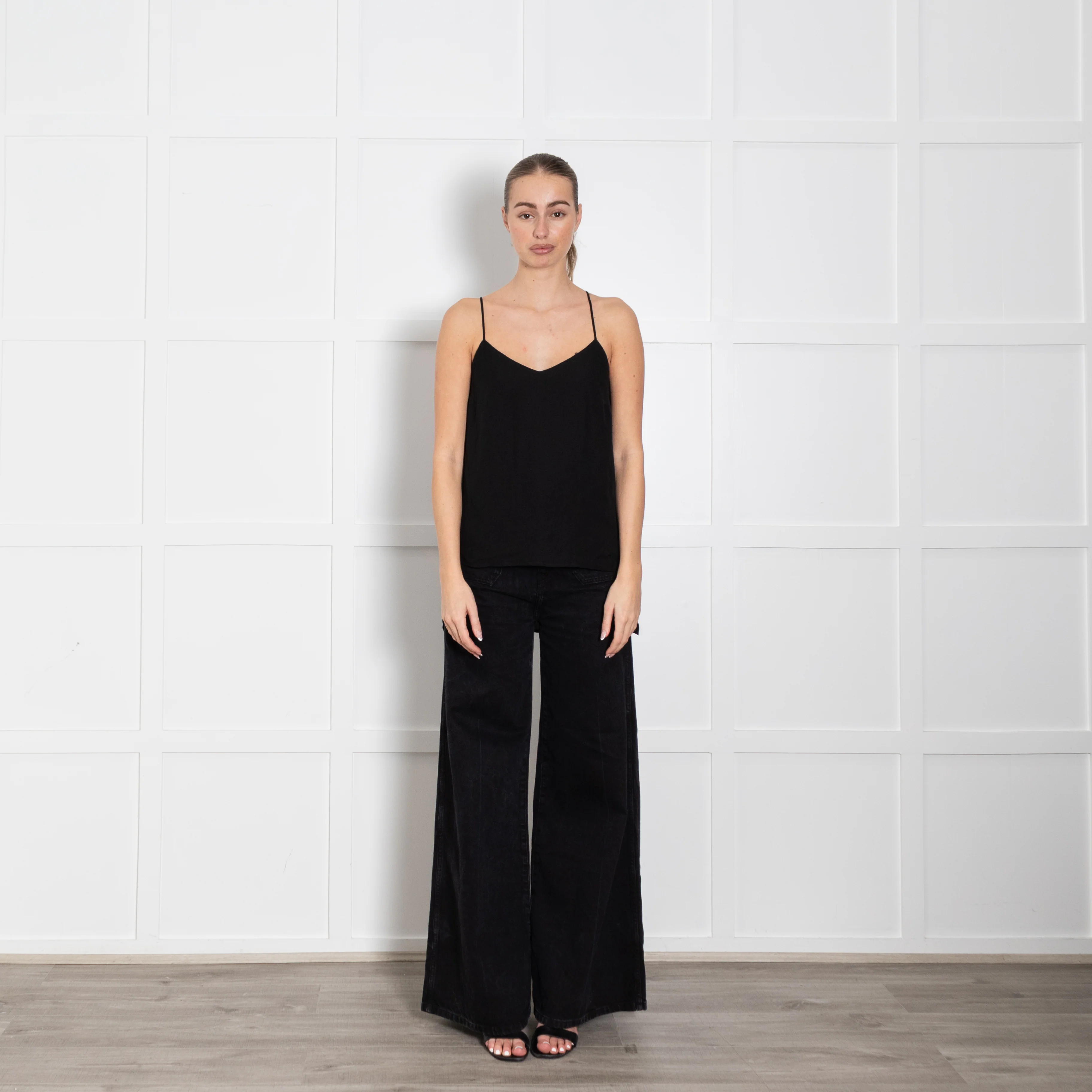 Theory Black Layered Camisole