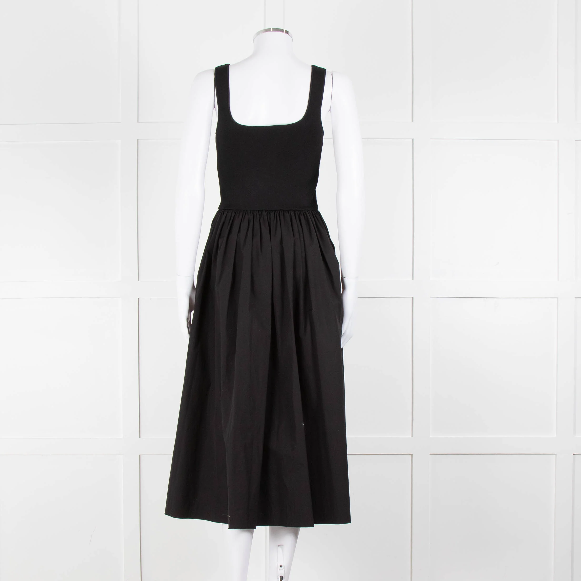 Theory Black Stretchy Top Sleeveless Dress - Image 5