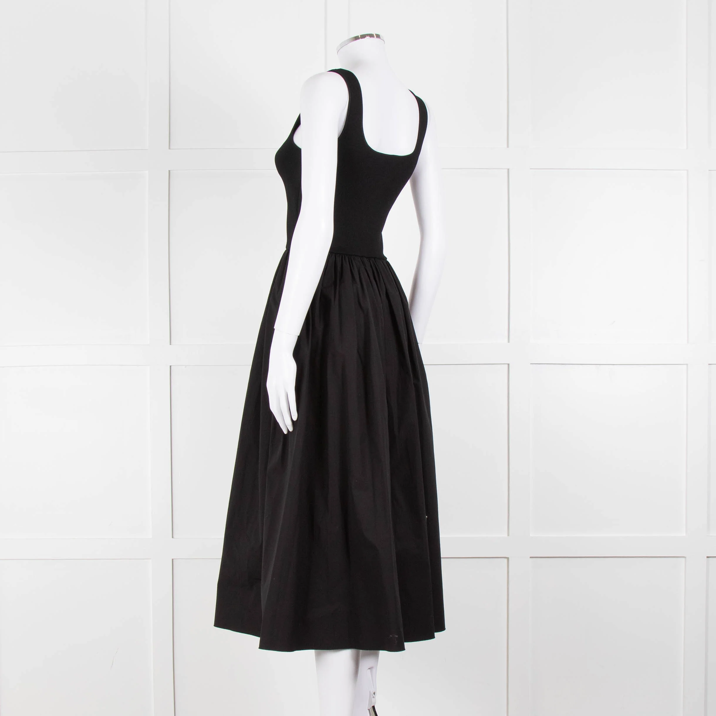 Theory Black Stretchy Top Sleeveless Dress - Image 6