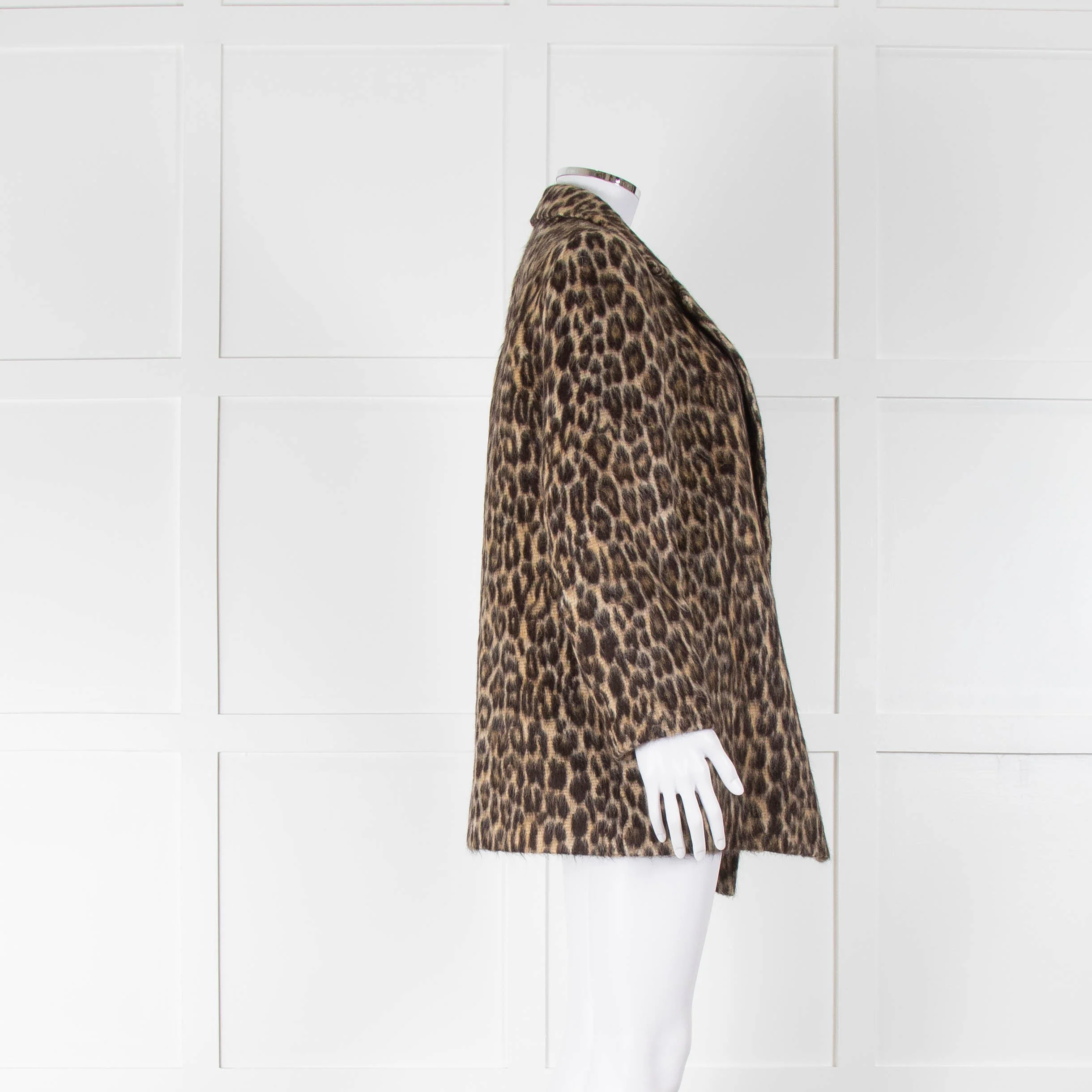 Theory Leopard Print Short Coat - Image 2
