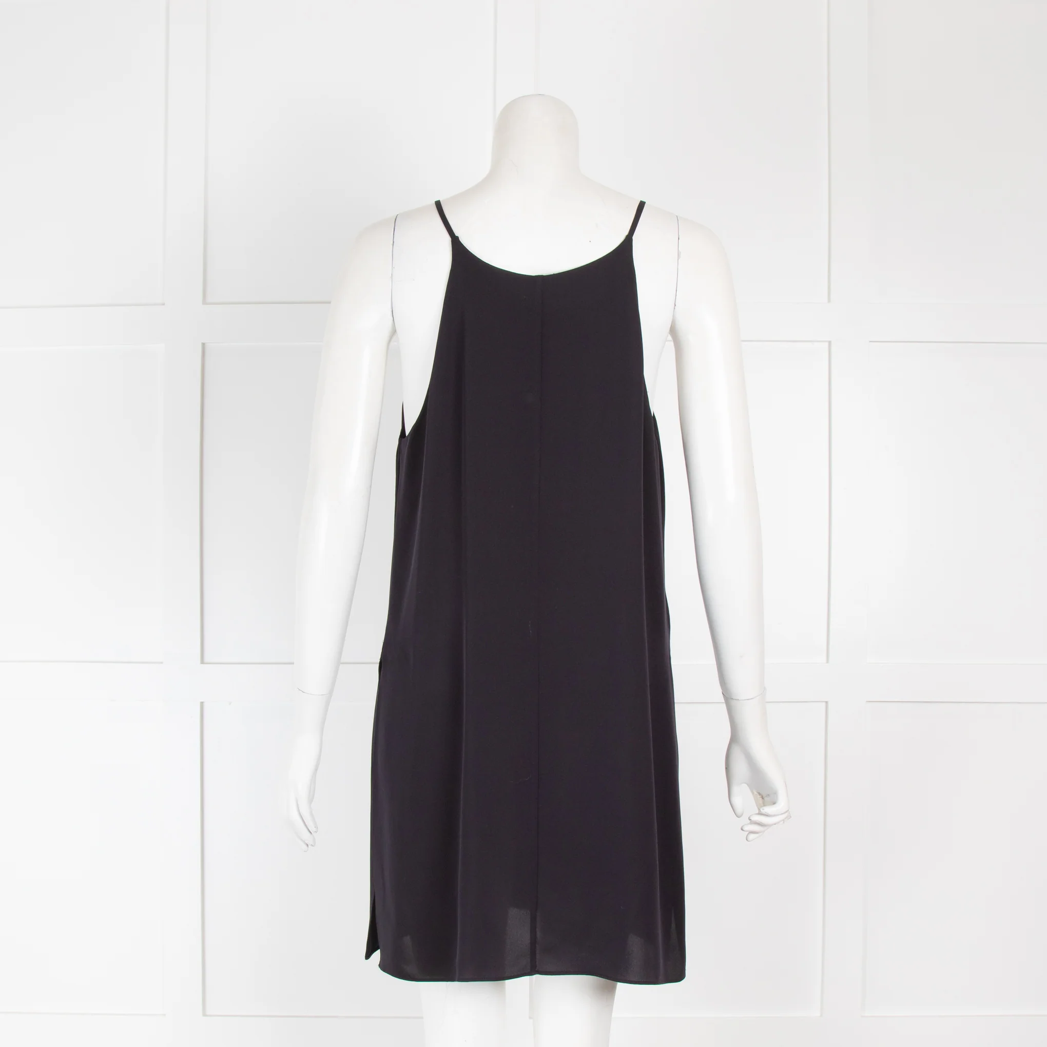 Theory Navy Silk Top - Image 3