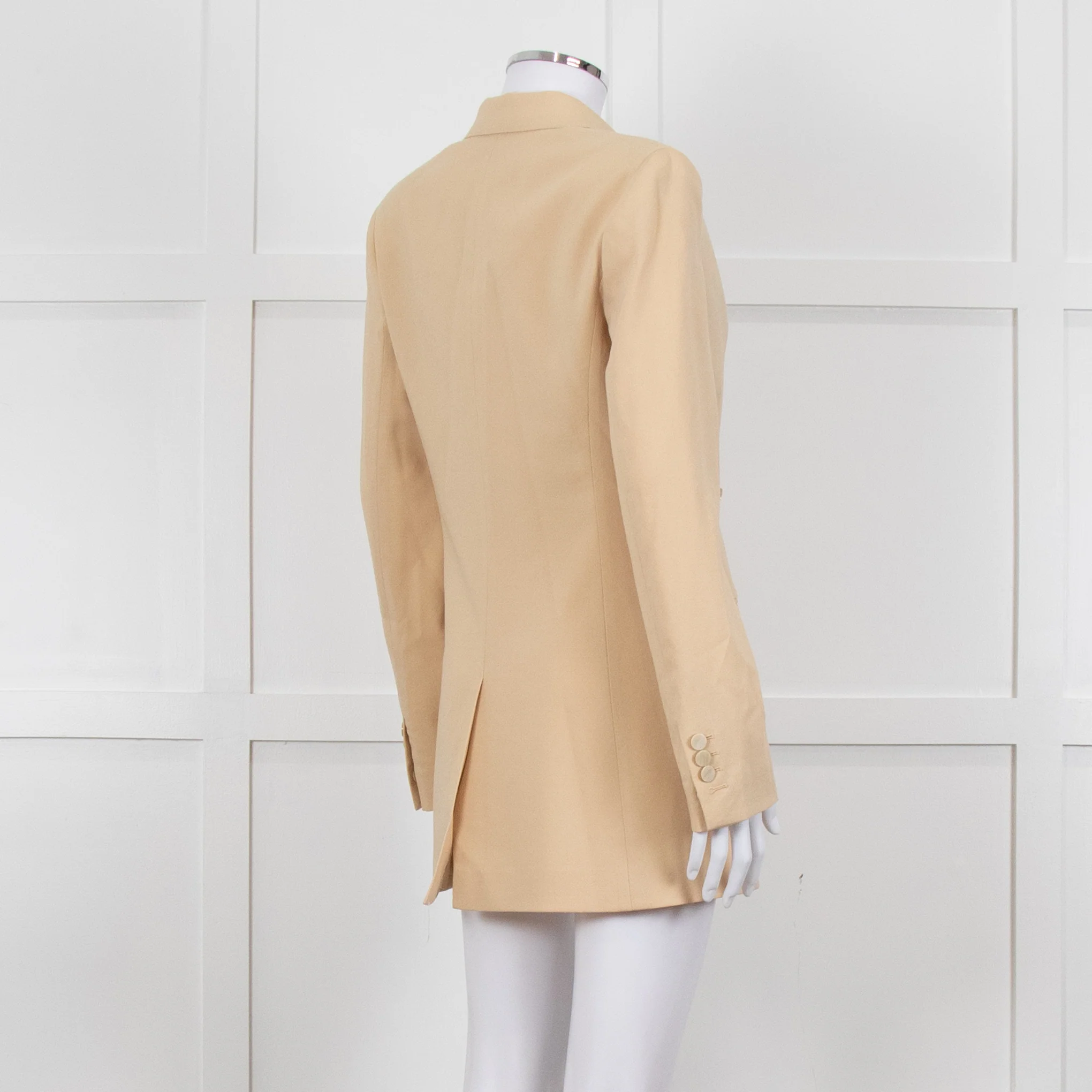 Theory Yellow Wool Blazer Jacket - Image 6