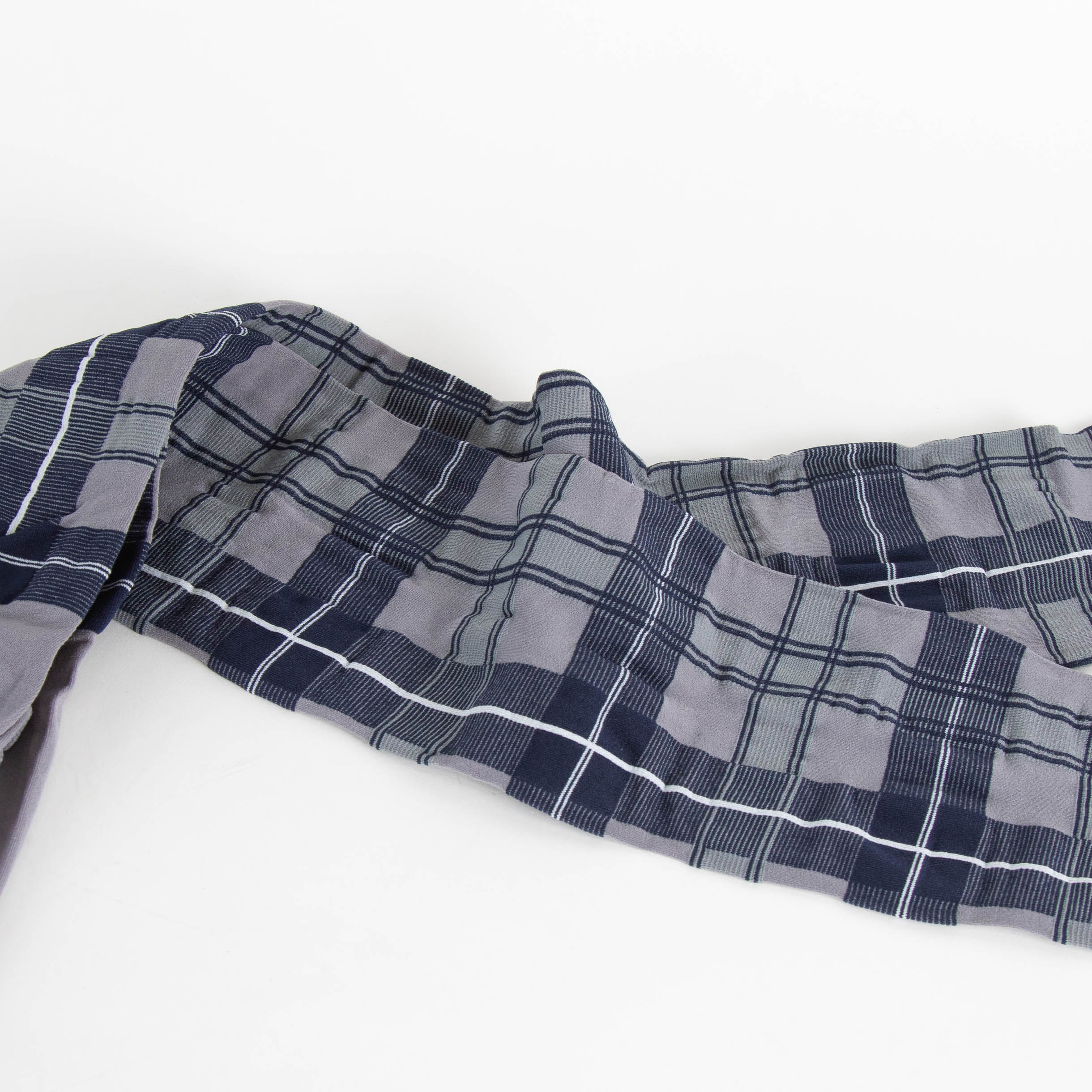 Thom Browne Grey Prince Of Wales Check Semi Opaque Tights - Image 6