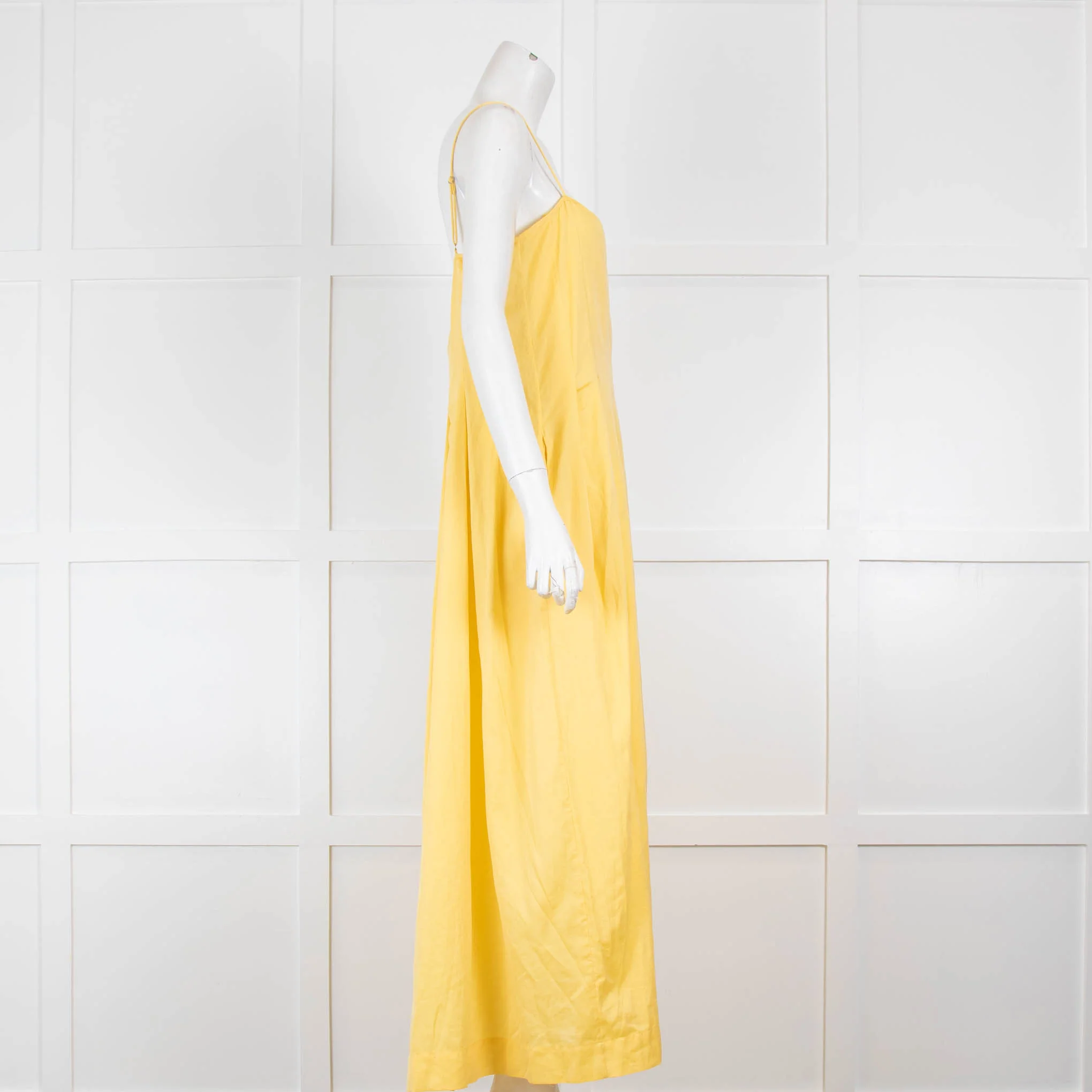 Three Graces Yellow Cotton Lucia Dress - Image 2