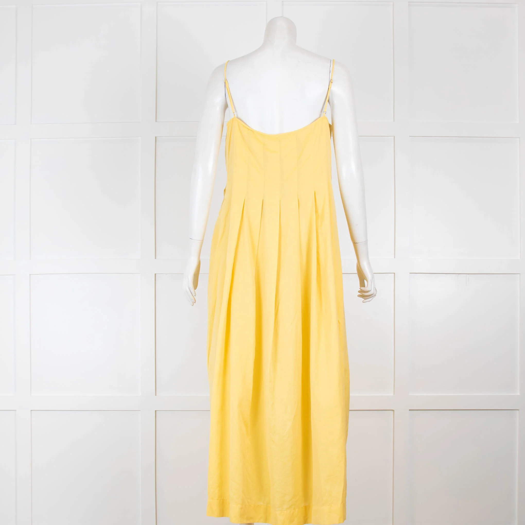 Three Graces Yellow Cotton Lucia Dress - Image 3