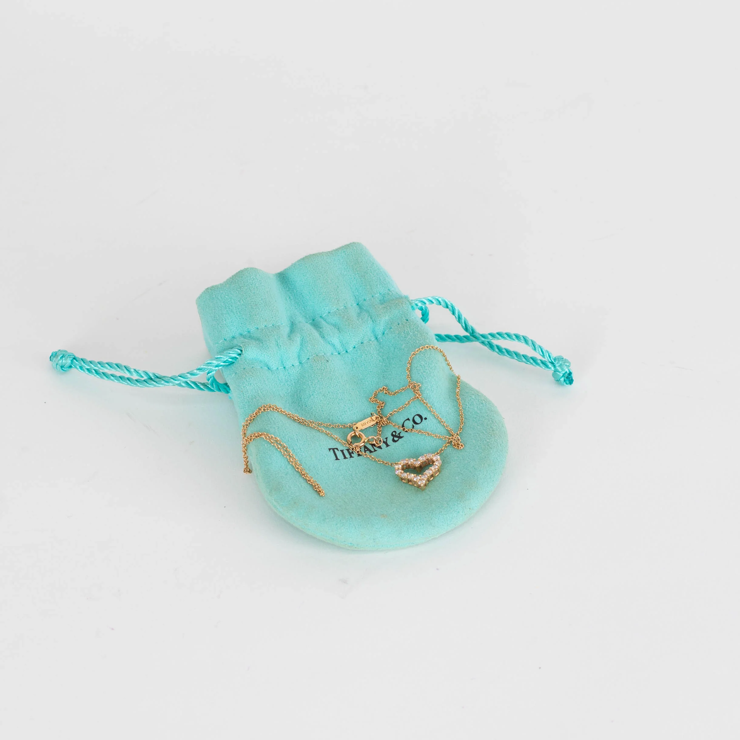 Tiffany and Co Diamond Heart Pendant - Image 5