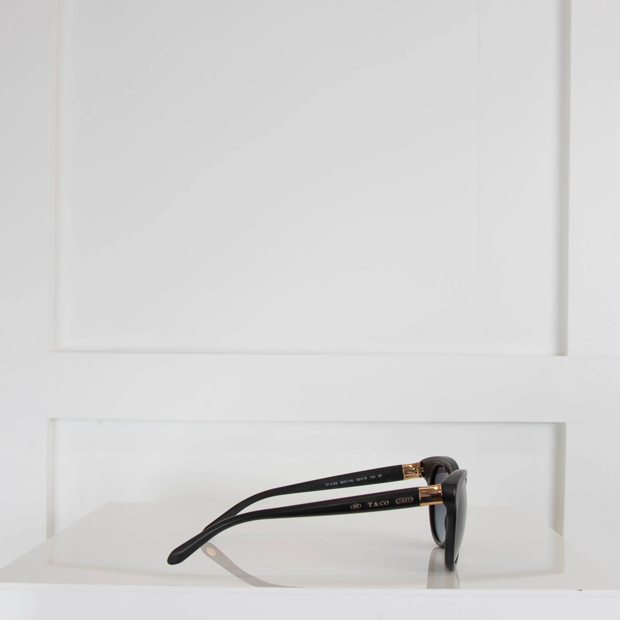 Tiffany & Co Matt Black Frame Sunglasses - Image 3