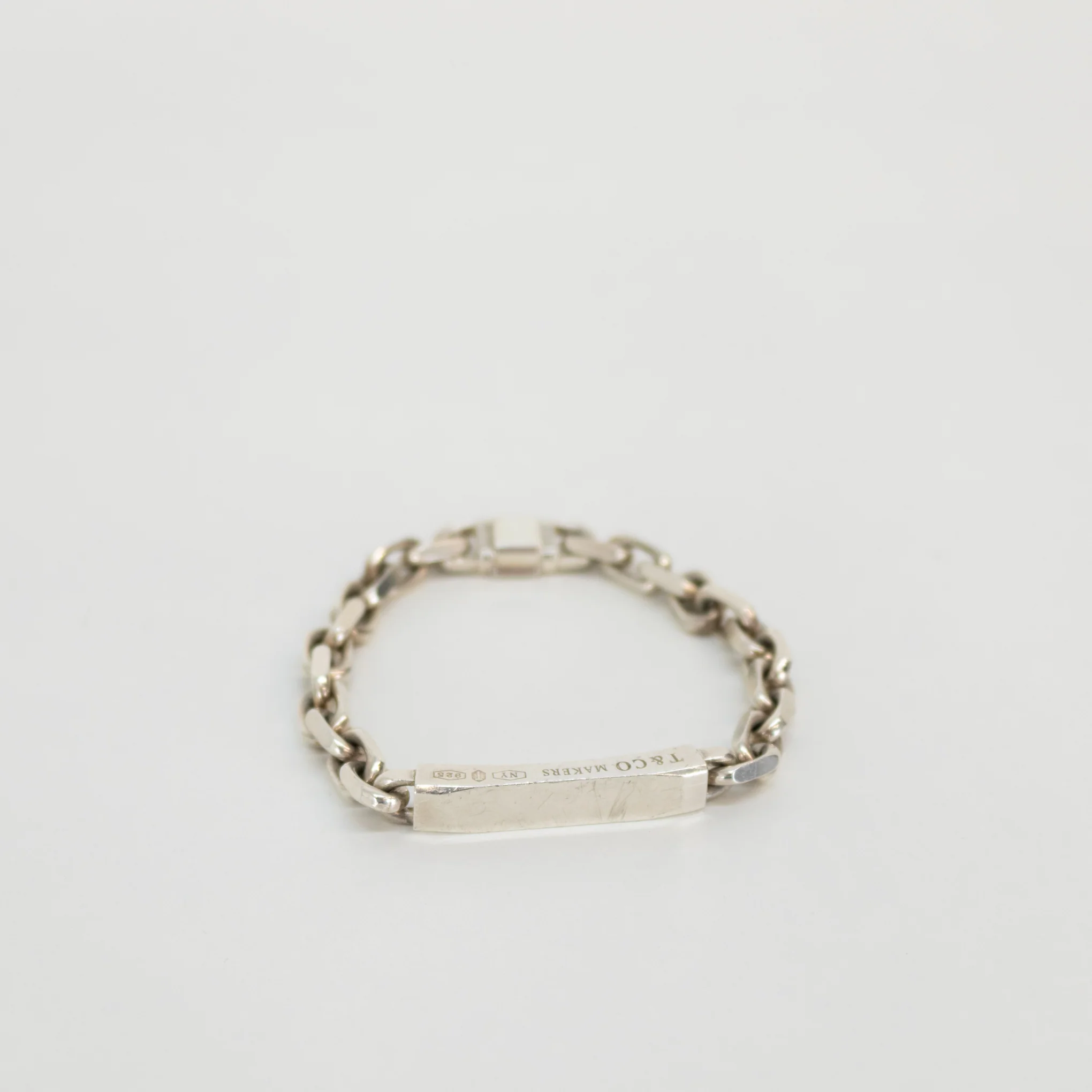 Tiffany & Co Sterling Silver Makers I.D Chain Bracelet - Image 2