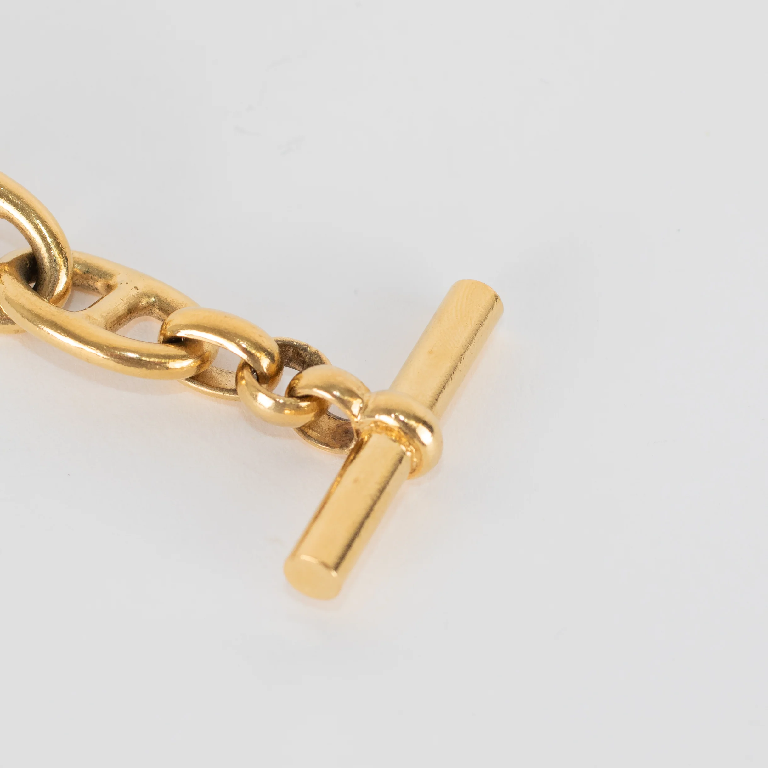 Tilly Sveaas Gold Chunky Anchor Linked Bracelet - Image 5