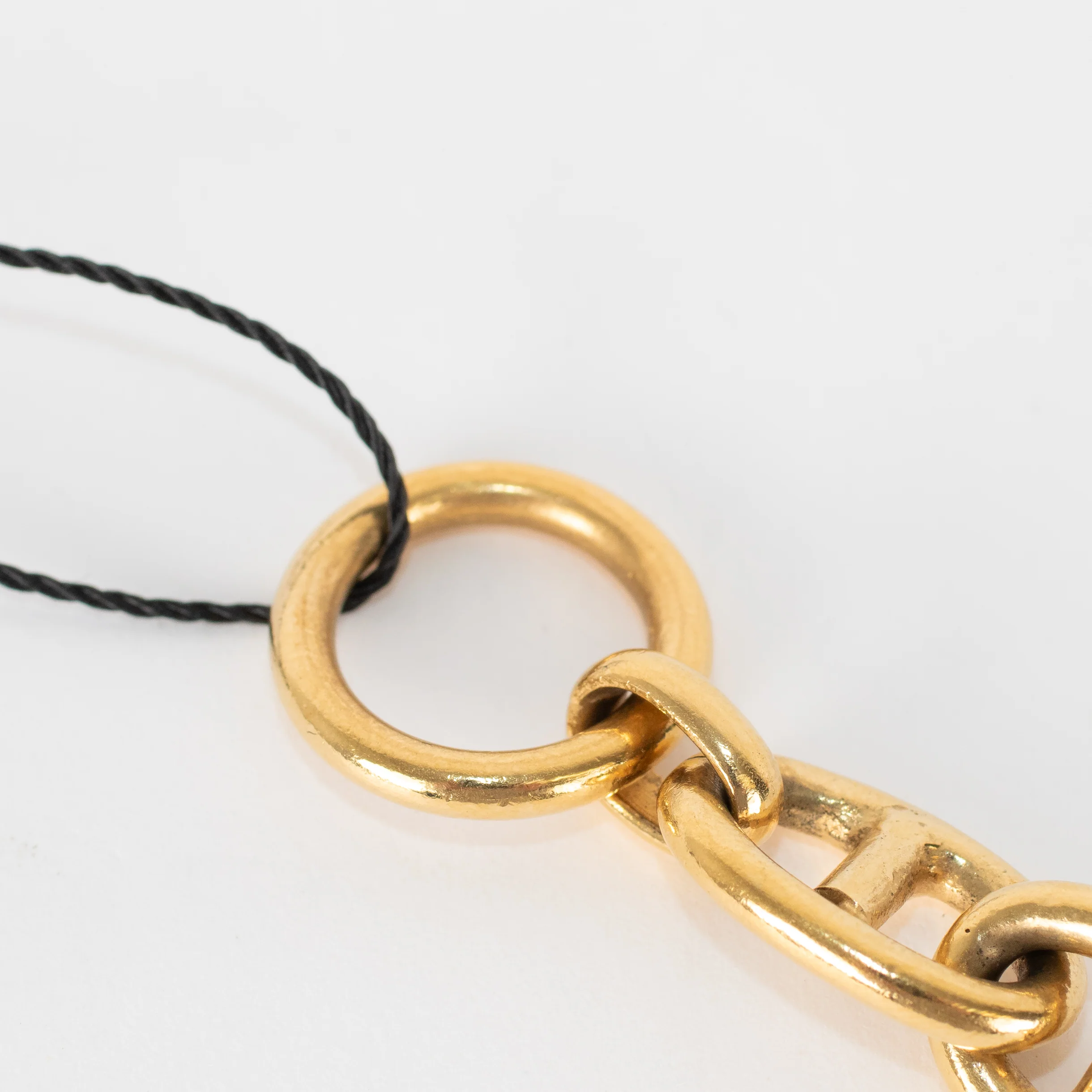 Tilly Sveaas Gold Chunky Anchor Linked Bracelet - Image 6