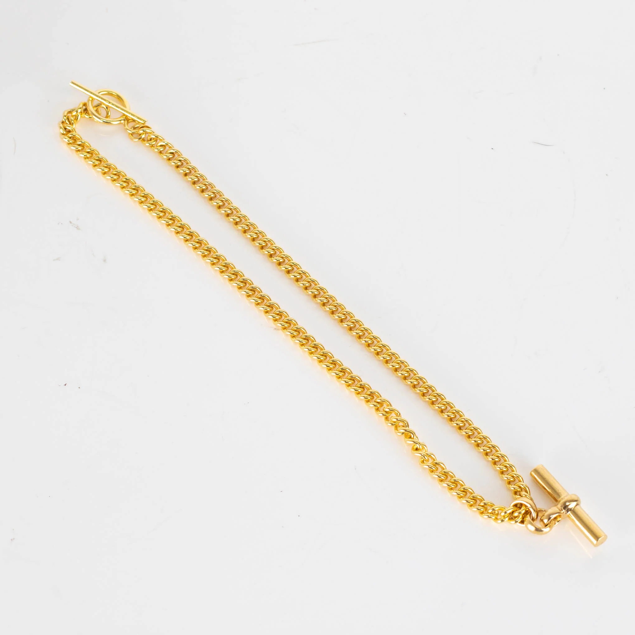 Tilly Sveaas Gold T Bar 40 cm Link Necklace - Image 2
