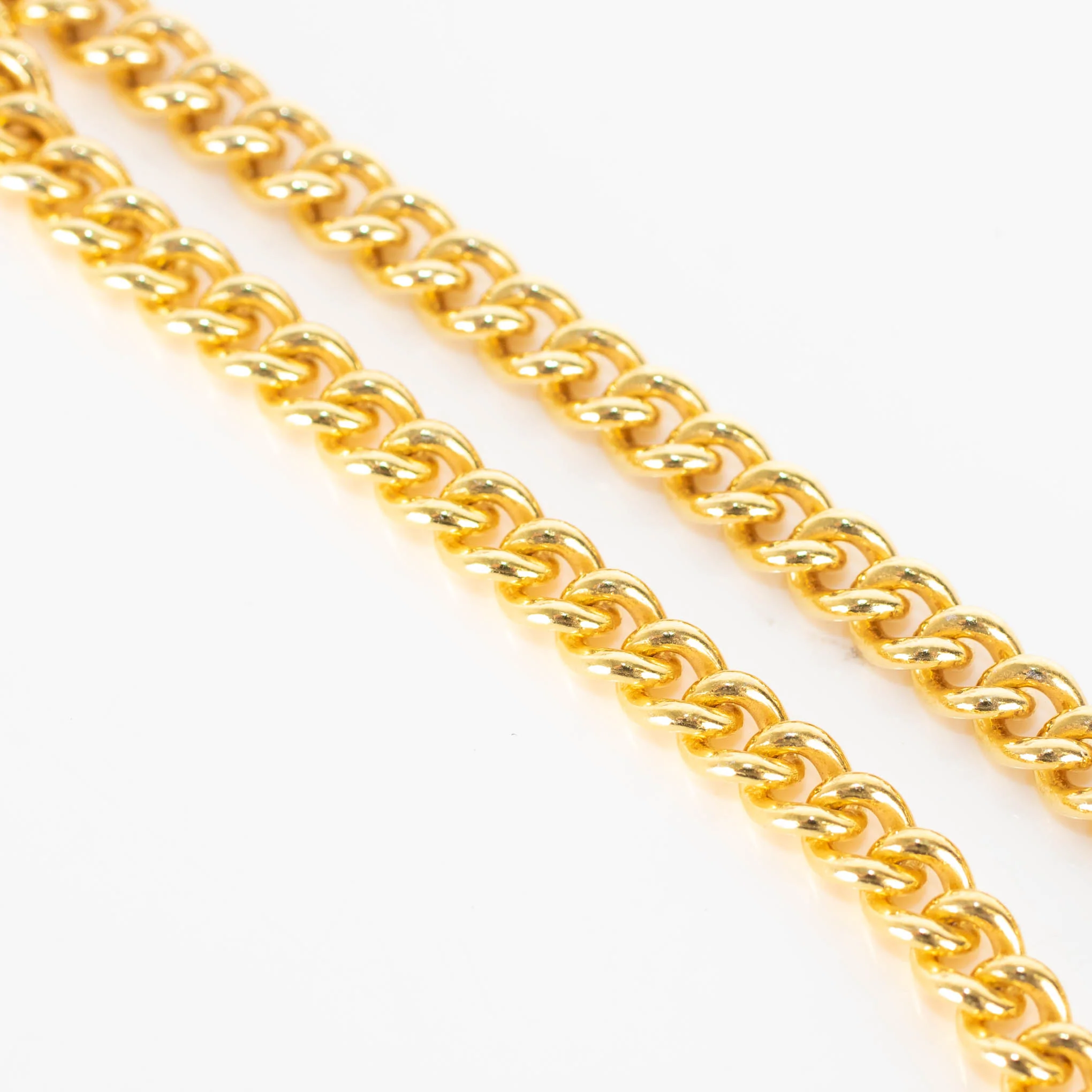 Tilly Sveaas Gold T Bar 40 cm Link Necklace - Image 4