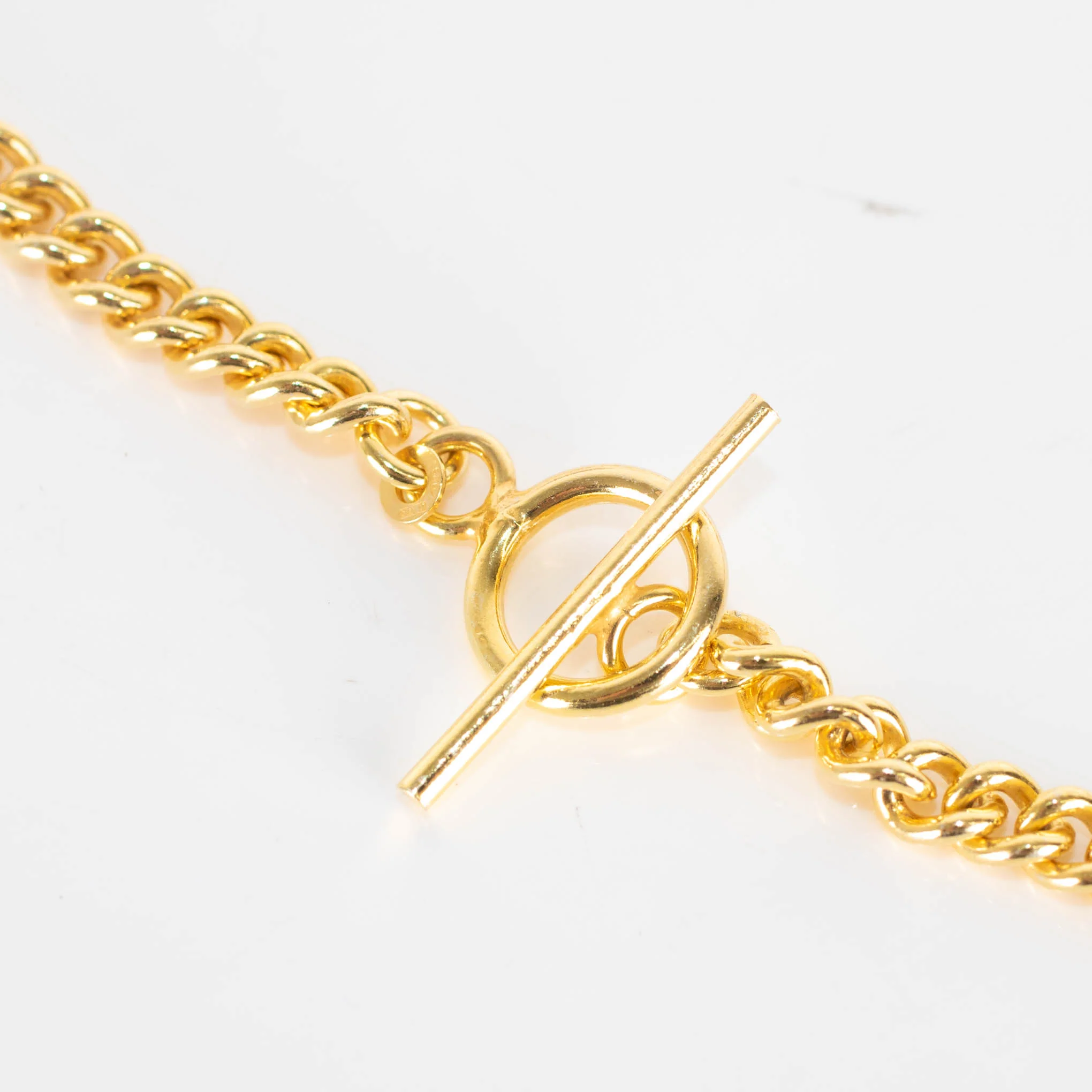 Tilly Sveaas Gold T Bar 40 cm Link Necklace - Image 5