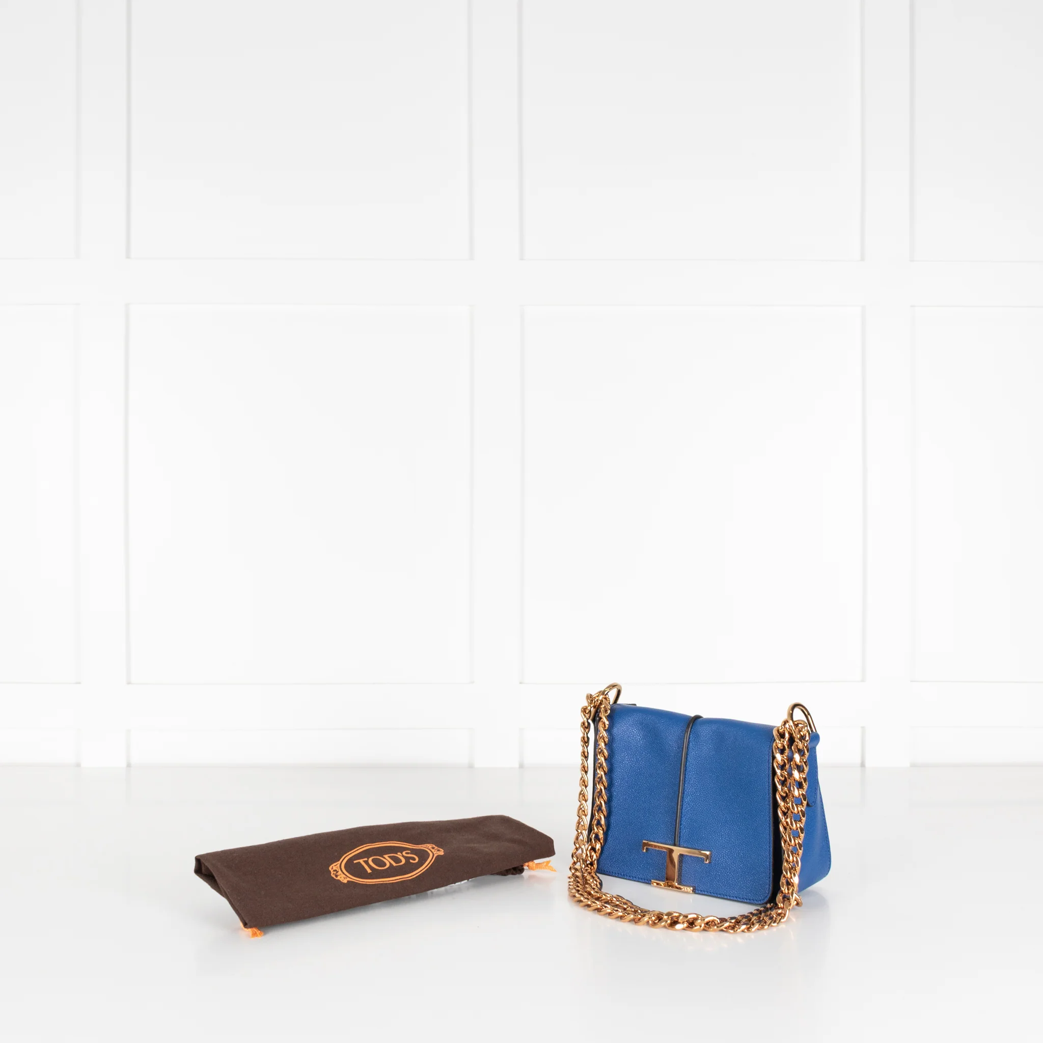 Tod's Blue Timeless Mini Crossbody Bag - Image 3
