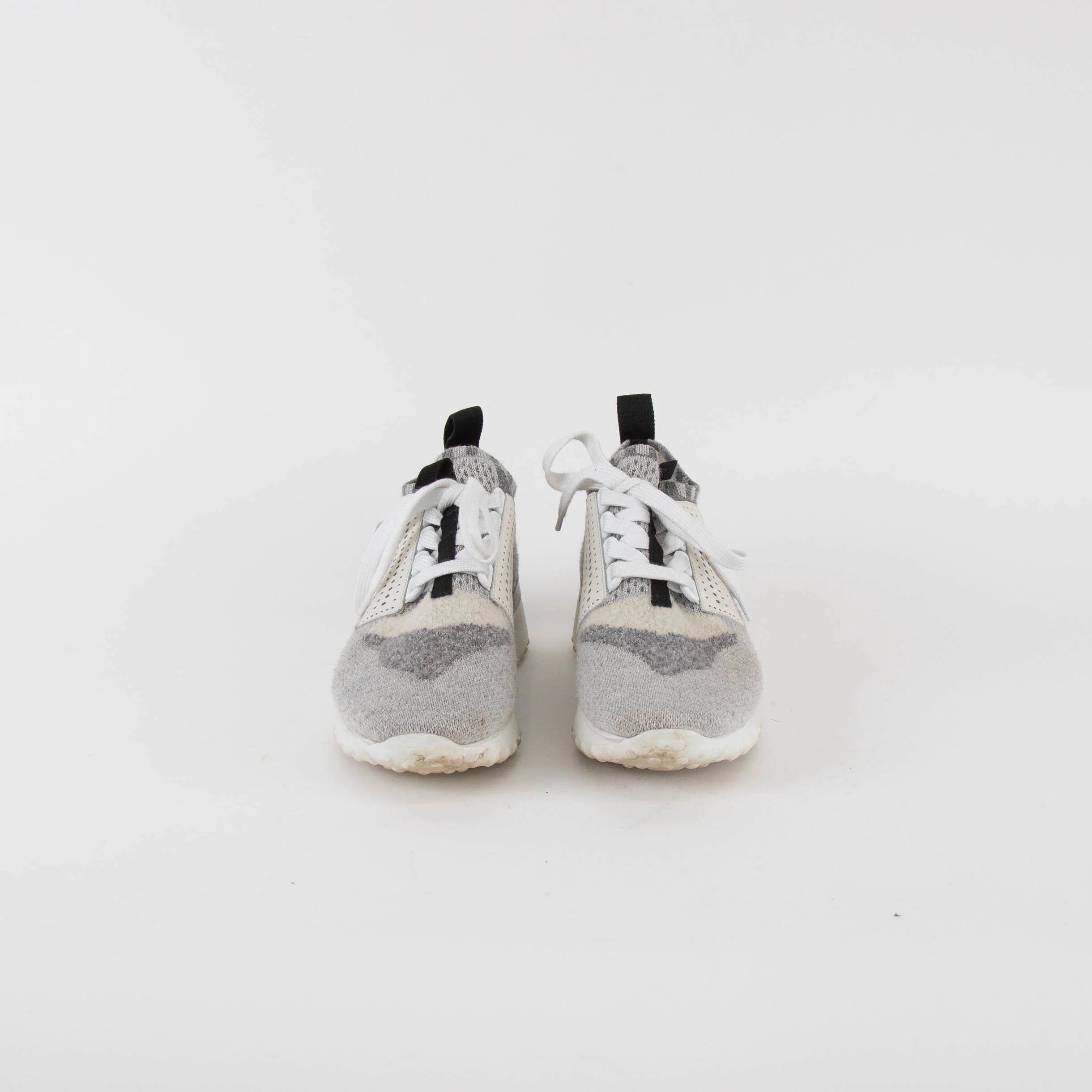 Tod's Grey Knit Trainers - Image 2
