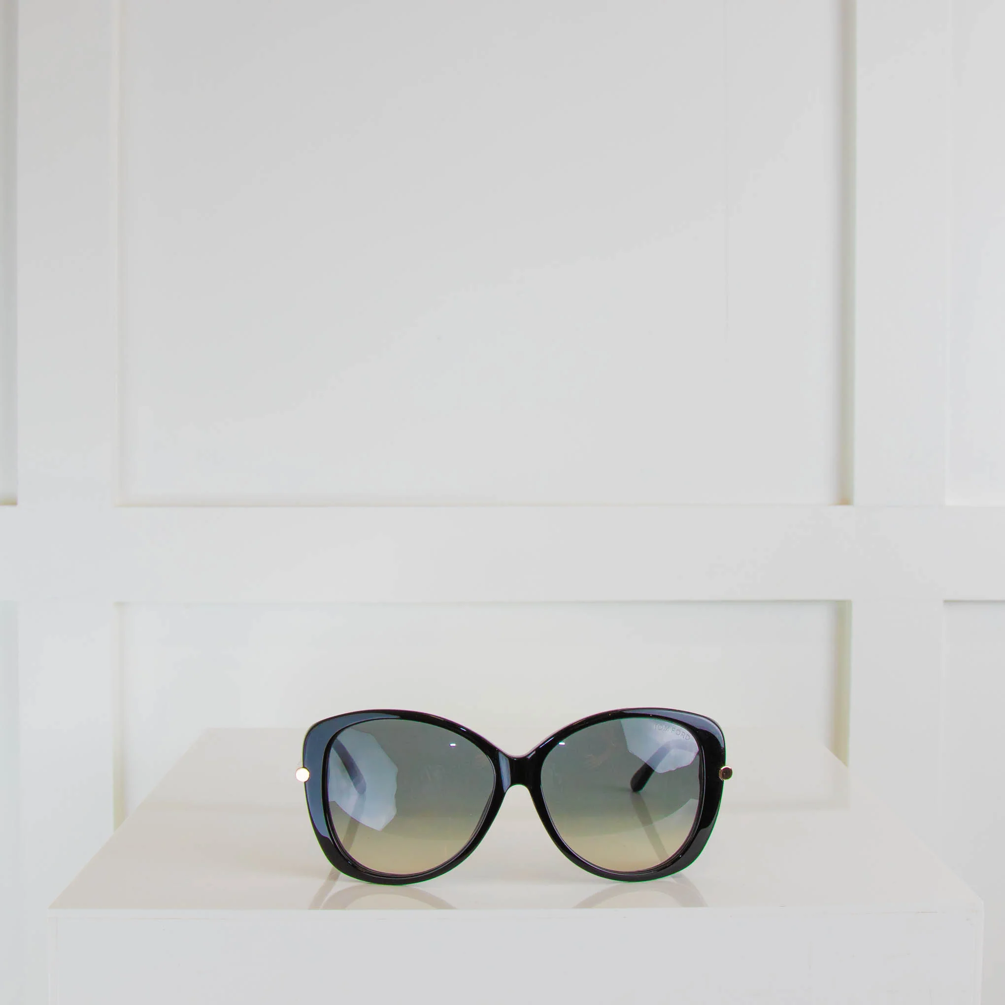 Tom Ford Black Linda Butterfly Acetate Sunglasses - Image 2