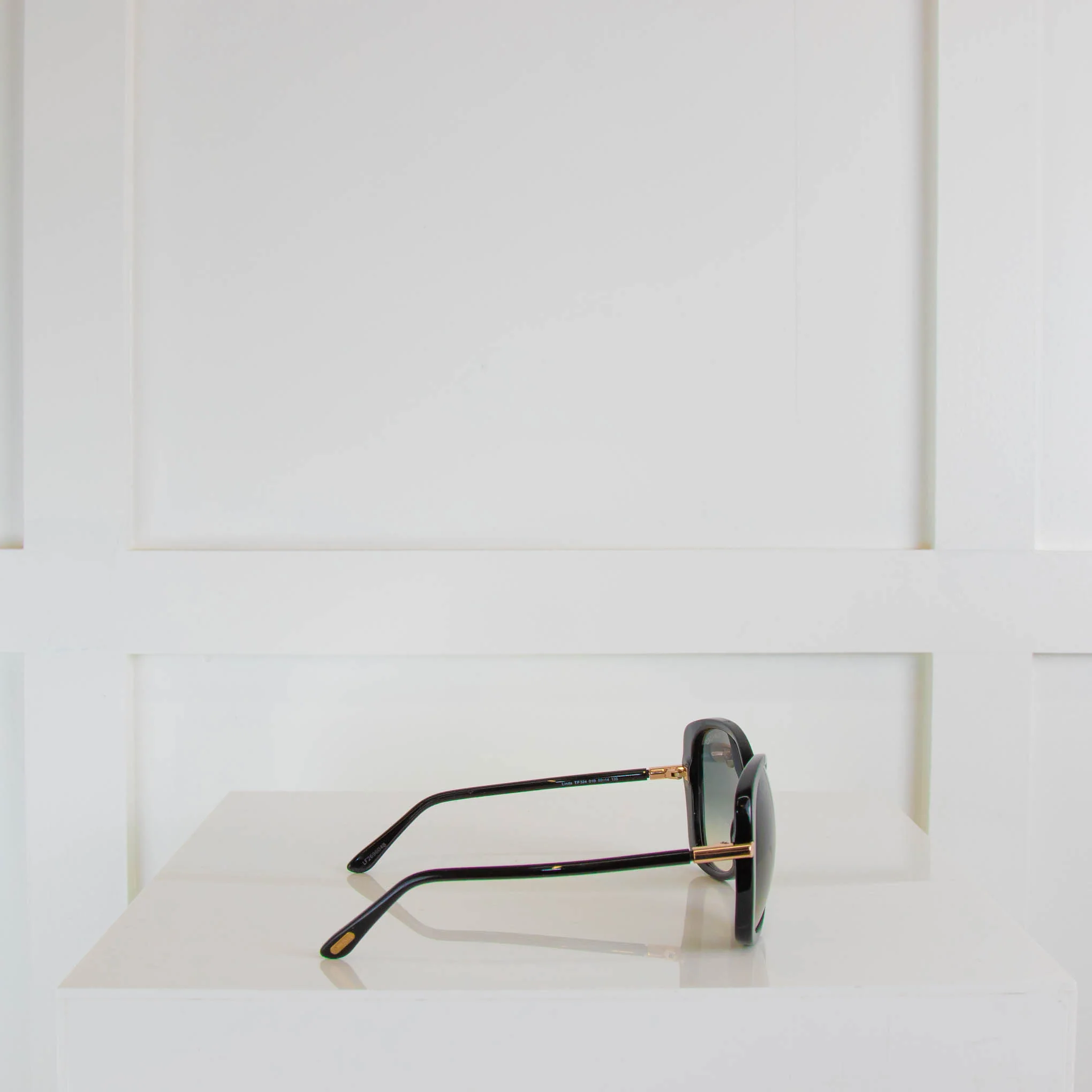 Tom Ford Black Linda Butterfly Acetate Sunglasses - Image 3
