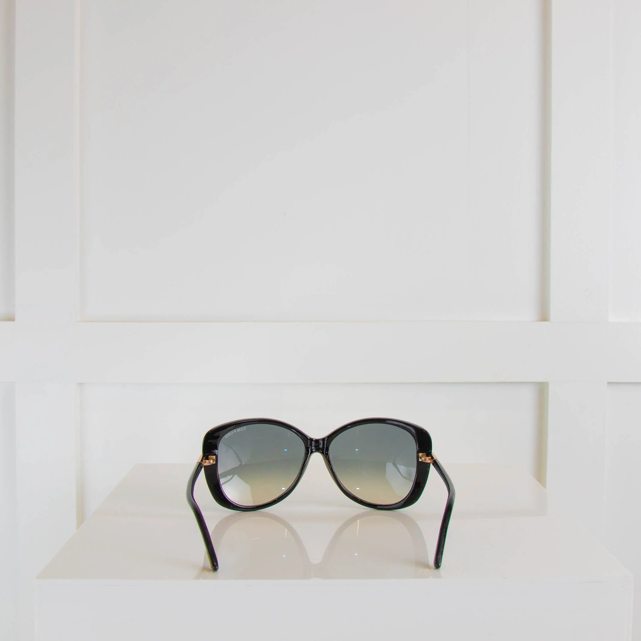 Tom Ford Black Linda Butterfly Acetate Sunglasses - Image 4