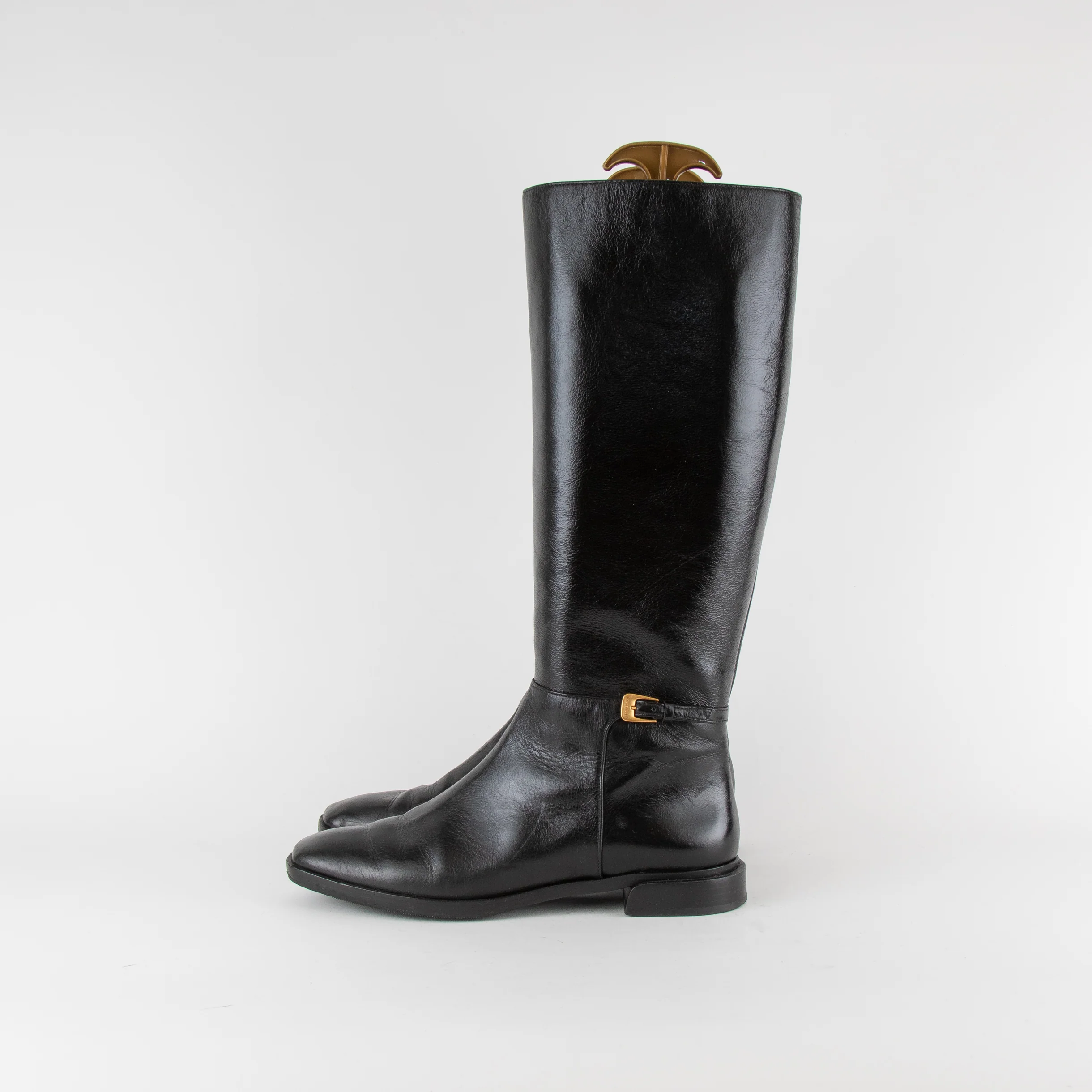 Tory Burch Black Buckle Boot - Image 4