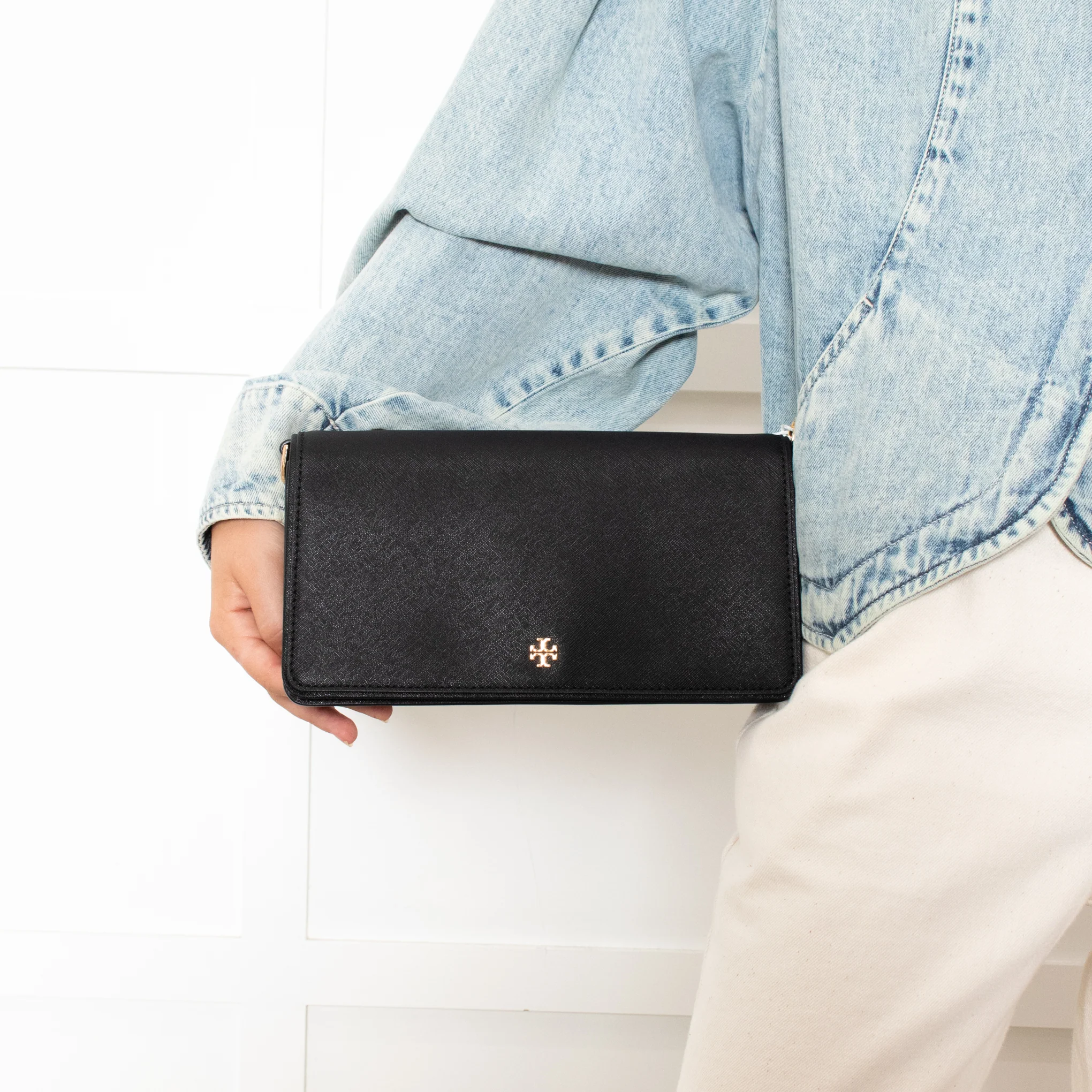 Tory Burch Black Emerson Convertible Strap Crossbody - Image 7