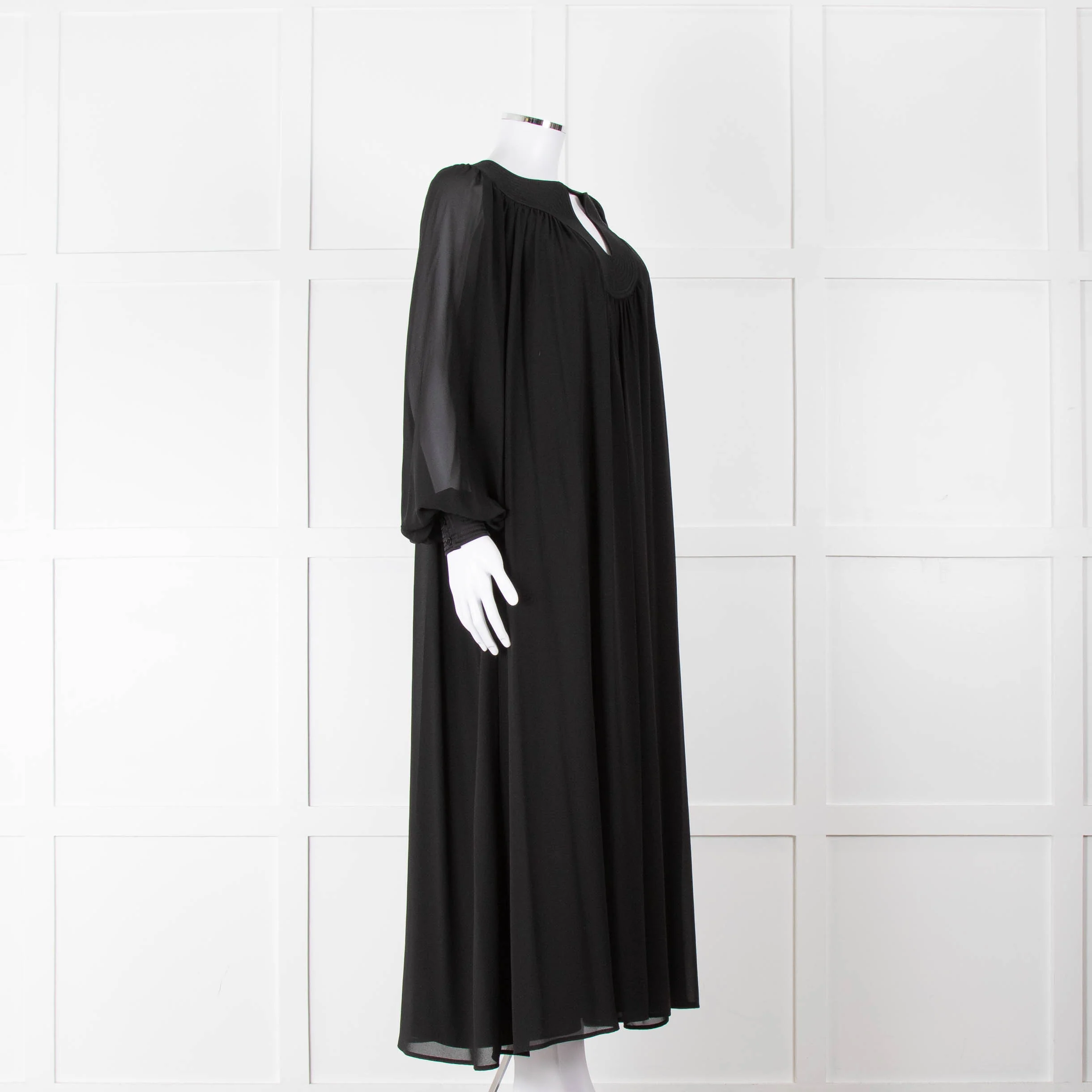 Tory Burch Black Flowy Kaftan Dress - Image 2
